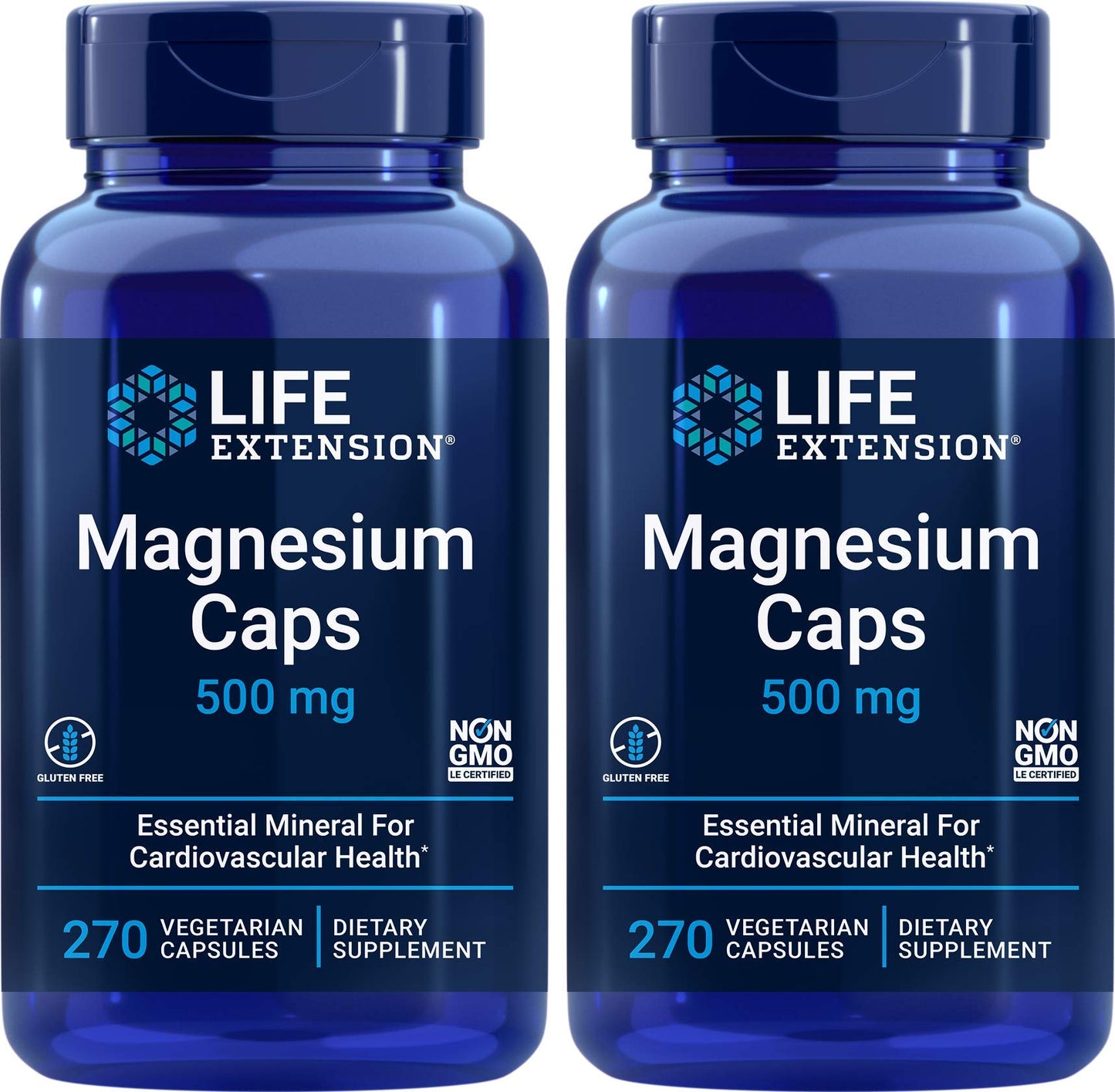 Life Extension Magnesium 500mg Capsules, 540 Capsules