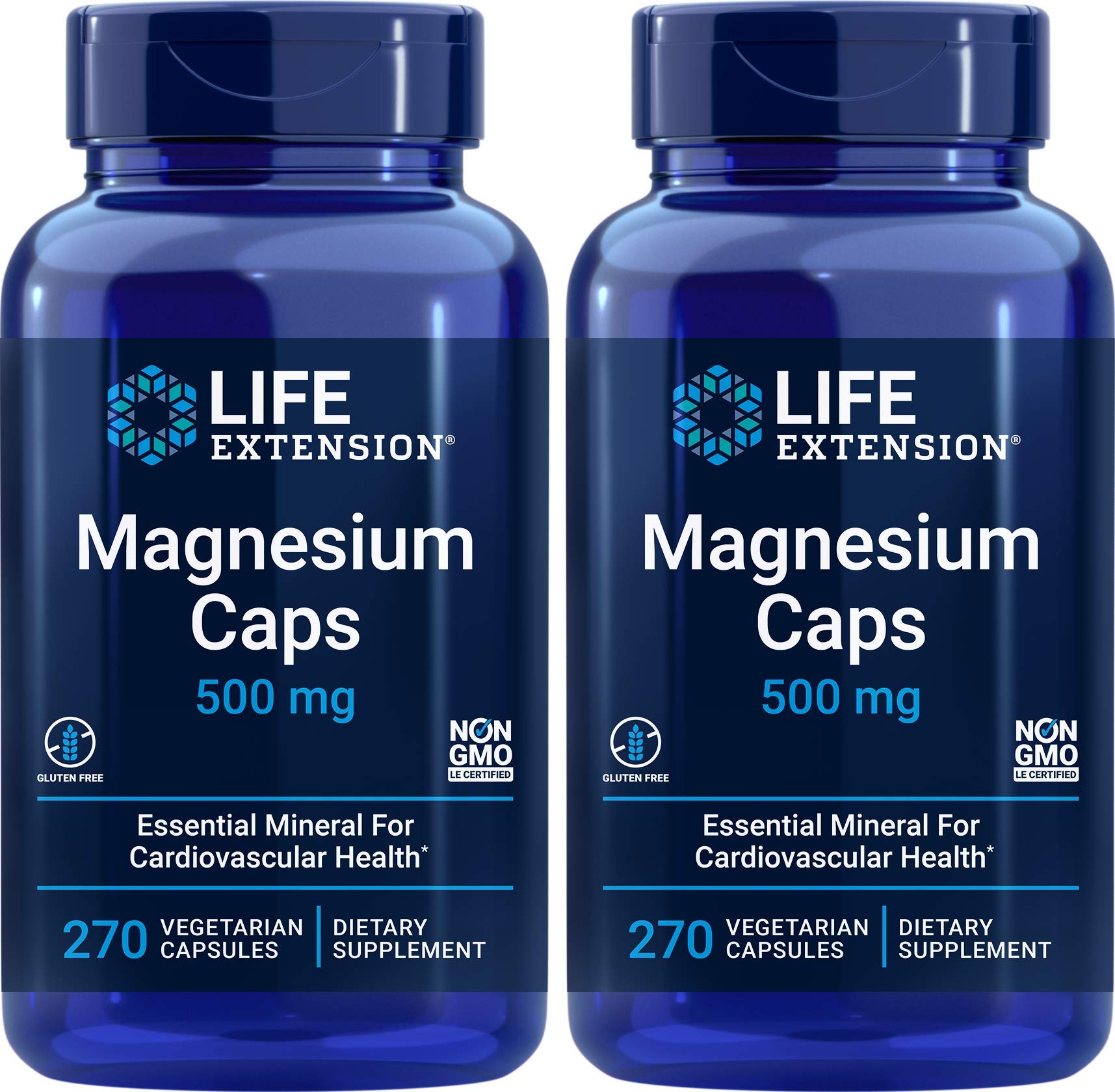 Life Extension Magnesium 500mg Capsules, 540 Capsules