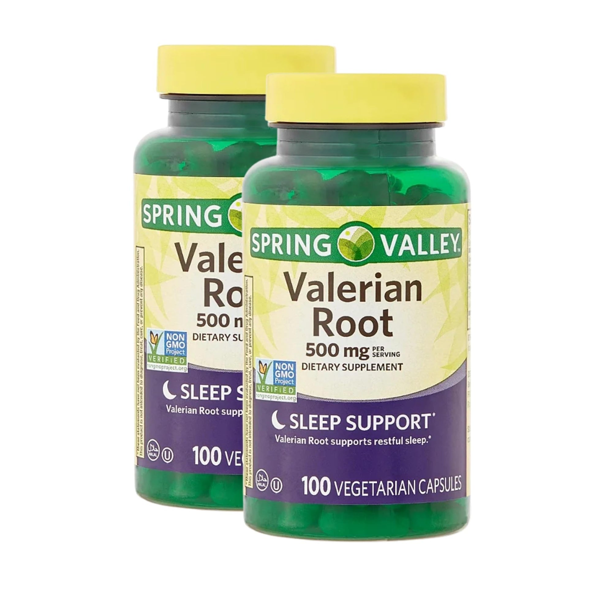 Unique Bundle Store Valerian Root 500mg Capsules, 200 Count