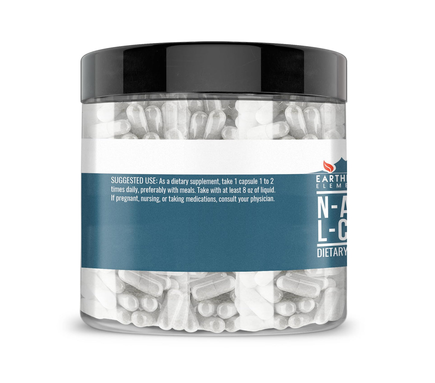 Earthborn Elements NAC N-Acetyl L-Cysteine Capsules 200 Count