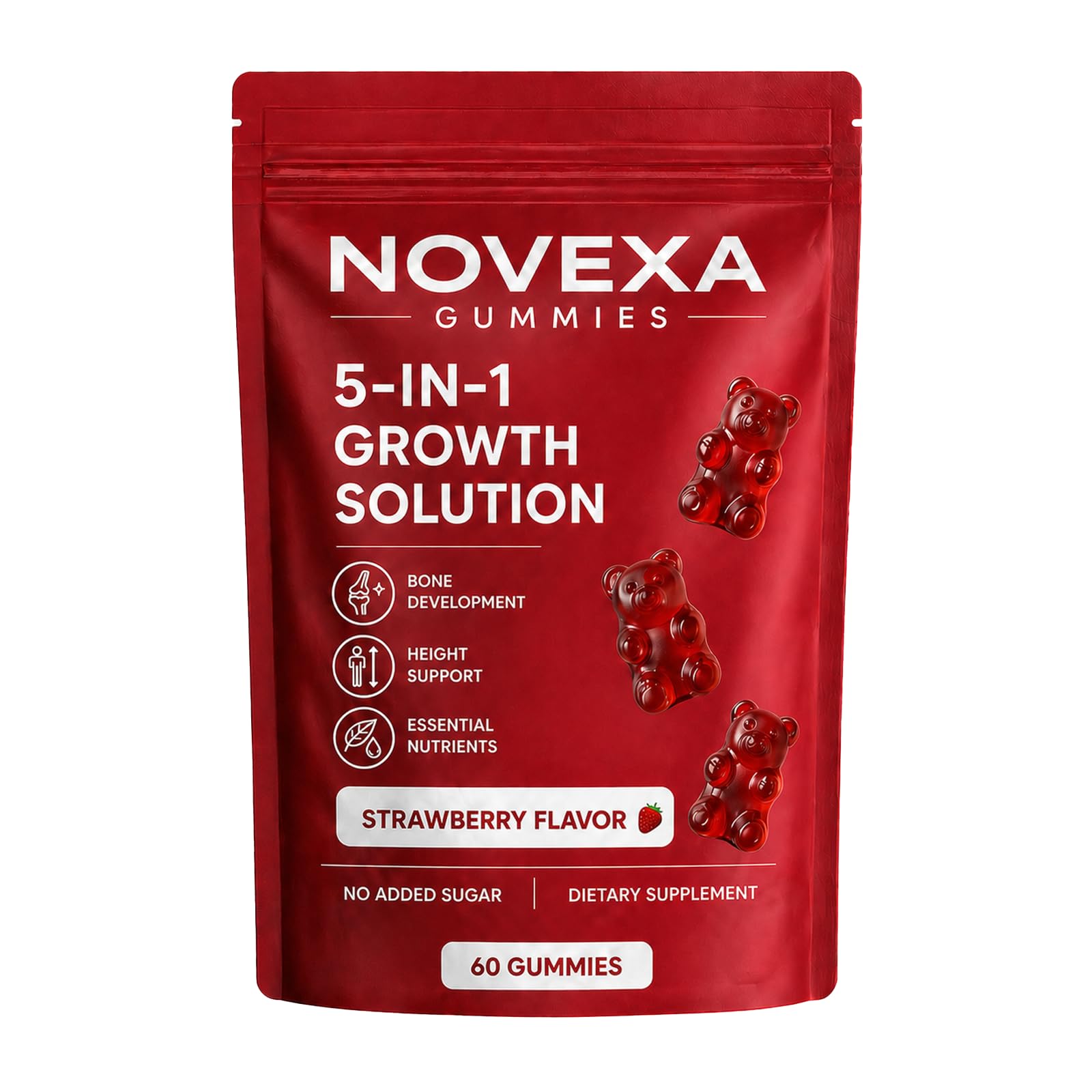 MORTAINE Novexa Growth Gummies Gummy 60 Count