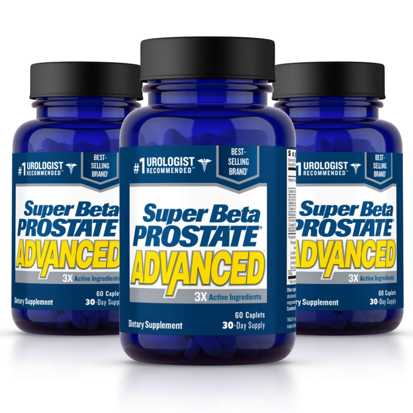 SUPER BETA PROSTATE Advanced Prostate Supplement with Beta Sitosterol Caplets 180