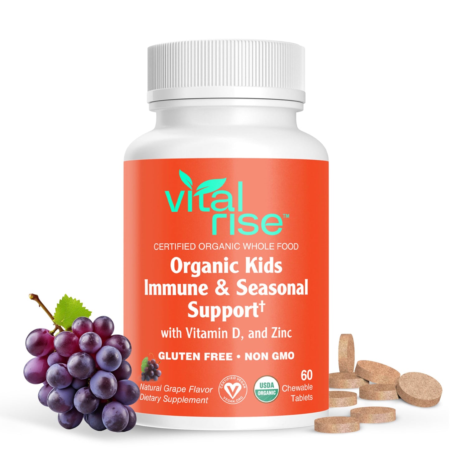 Vital Rise Kids Immune Support Chewables 60 Count