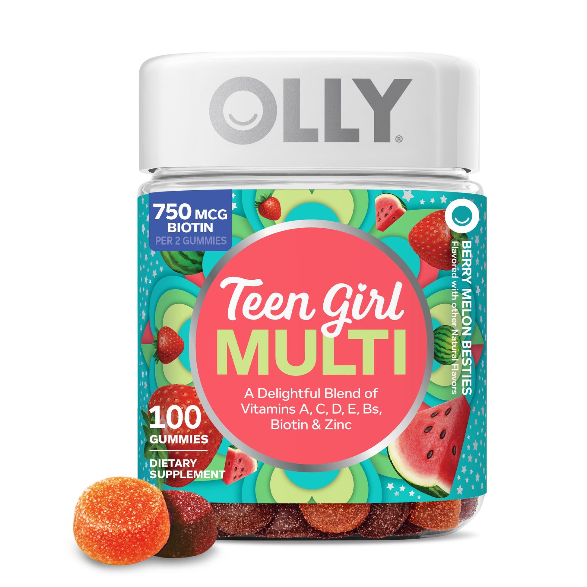 OLLY Teen Girl Multi Gummy 100 Count