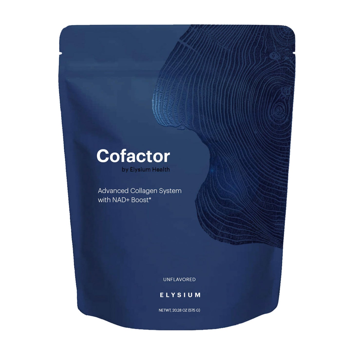 ELYSIUM Cofactor 4-in-1 Collagen Peptides Powder with NAD+, Hyaluronic Acid & Vitamin C, Unflavored, 28 Servings