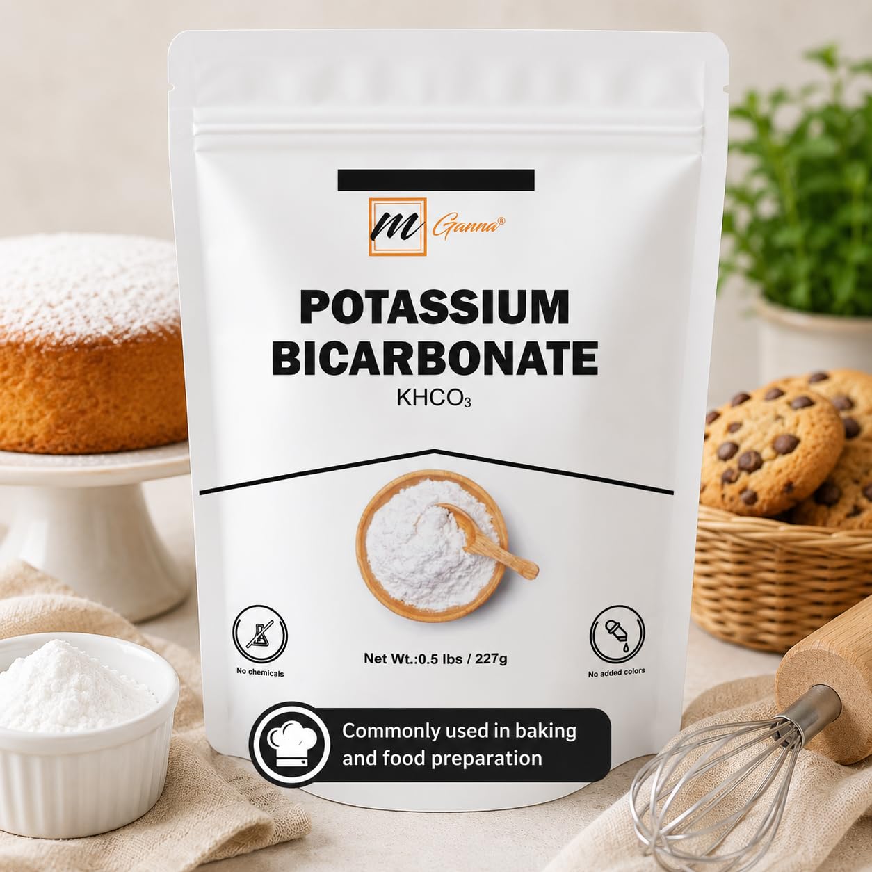 mGanna Potassium Bicarbonate Powder, 8 oz