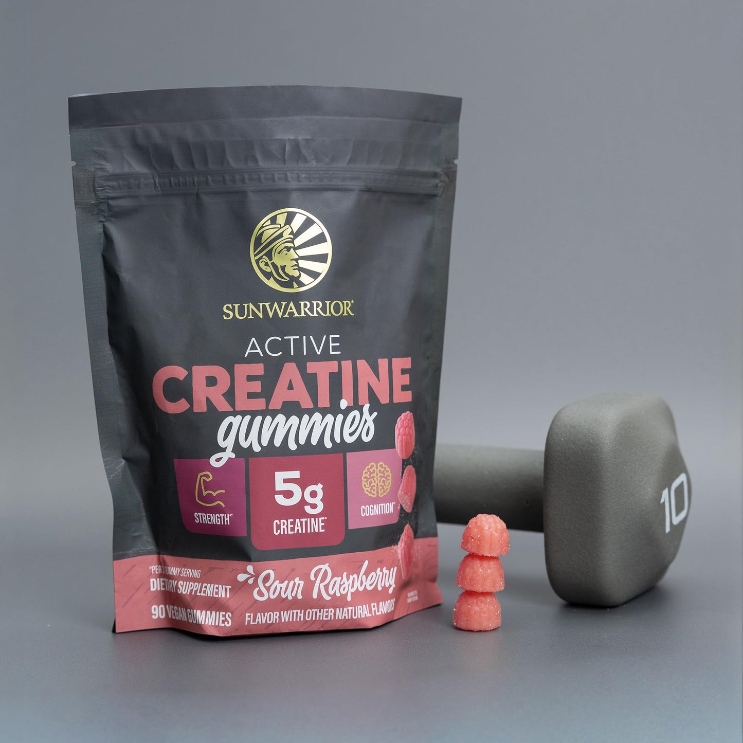 Sunwarrior Creatine Monohydrate Gummies - 90 Gummies