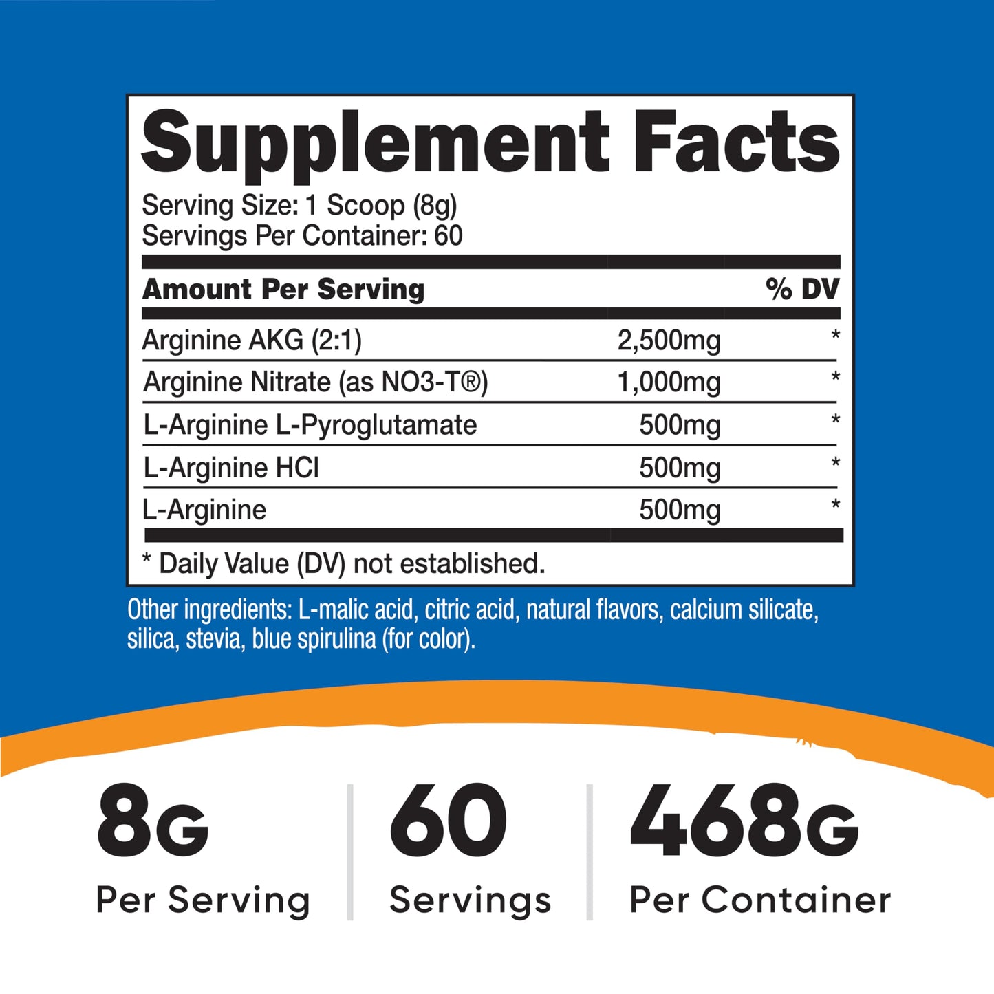 Nutricost L-Arginine Complex Powder 16.7 oz