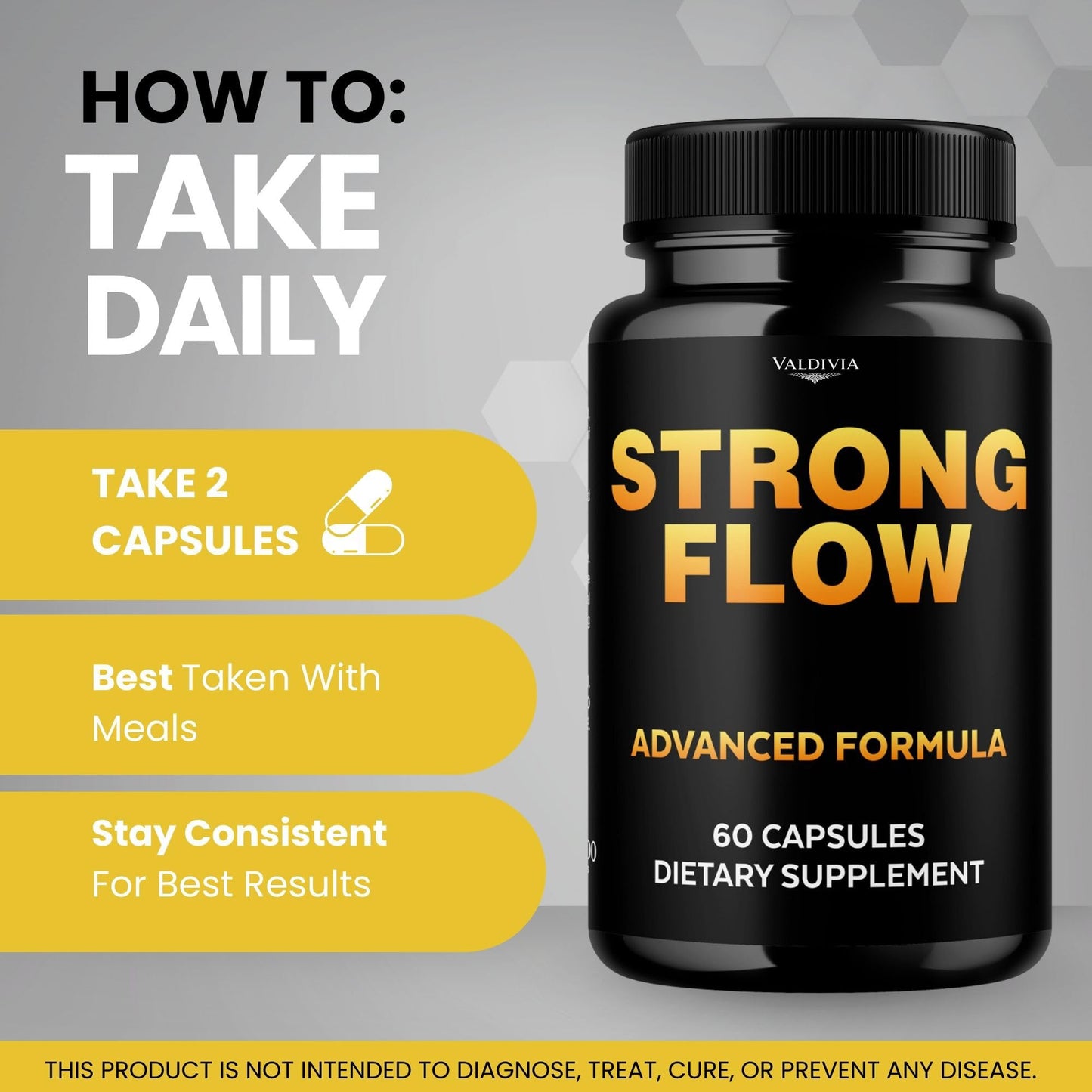 Valdivia Strong Flow Capsules, 120 Count