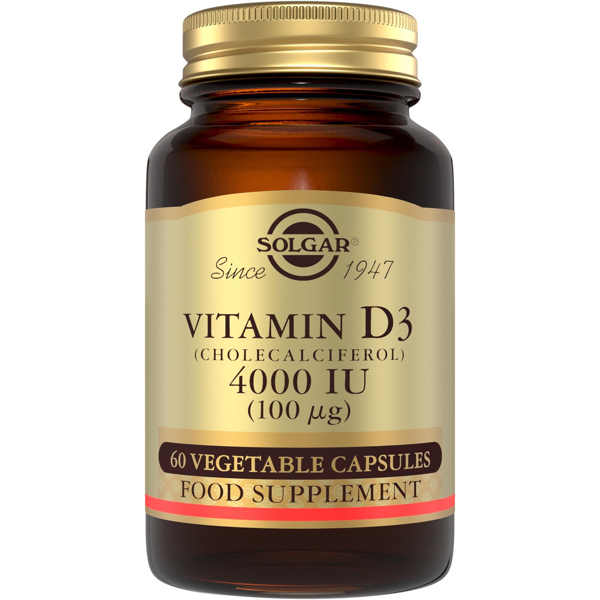 Solgar Vitamin D3 (Cholecalciferol) 400 IU Softgels 100 Count