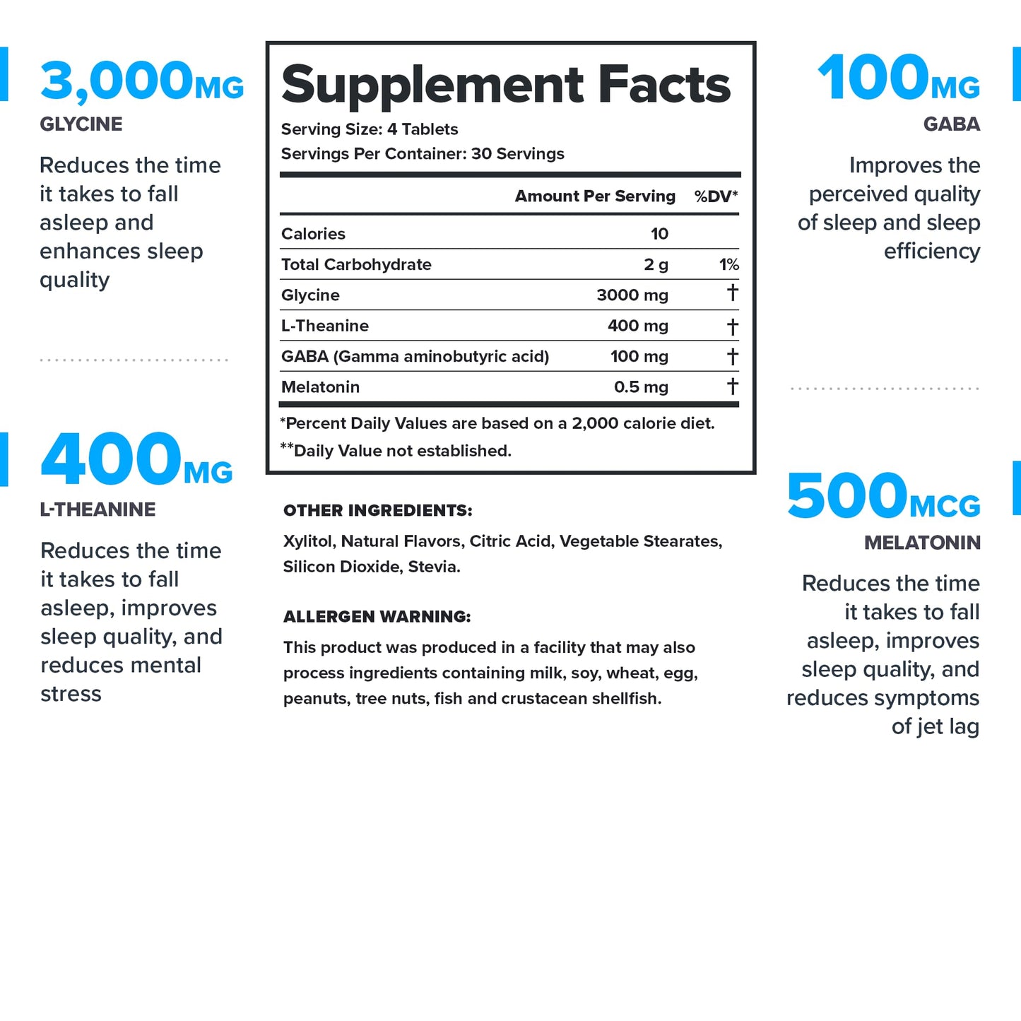 LEGION Lunar Natural Sleep Aid Chewable Tablets 120 Count