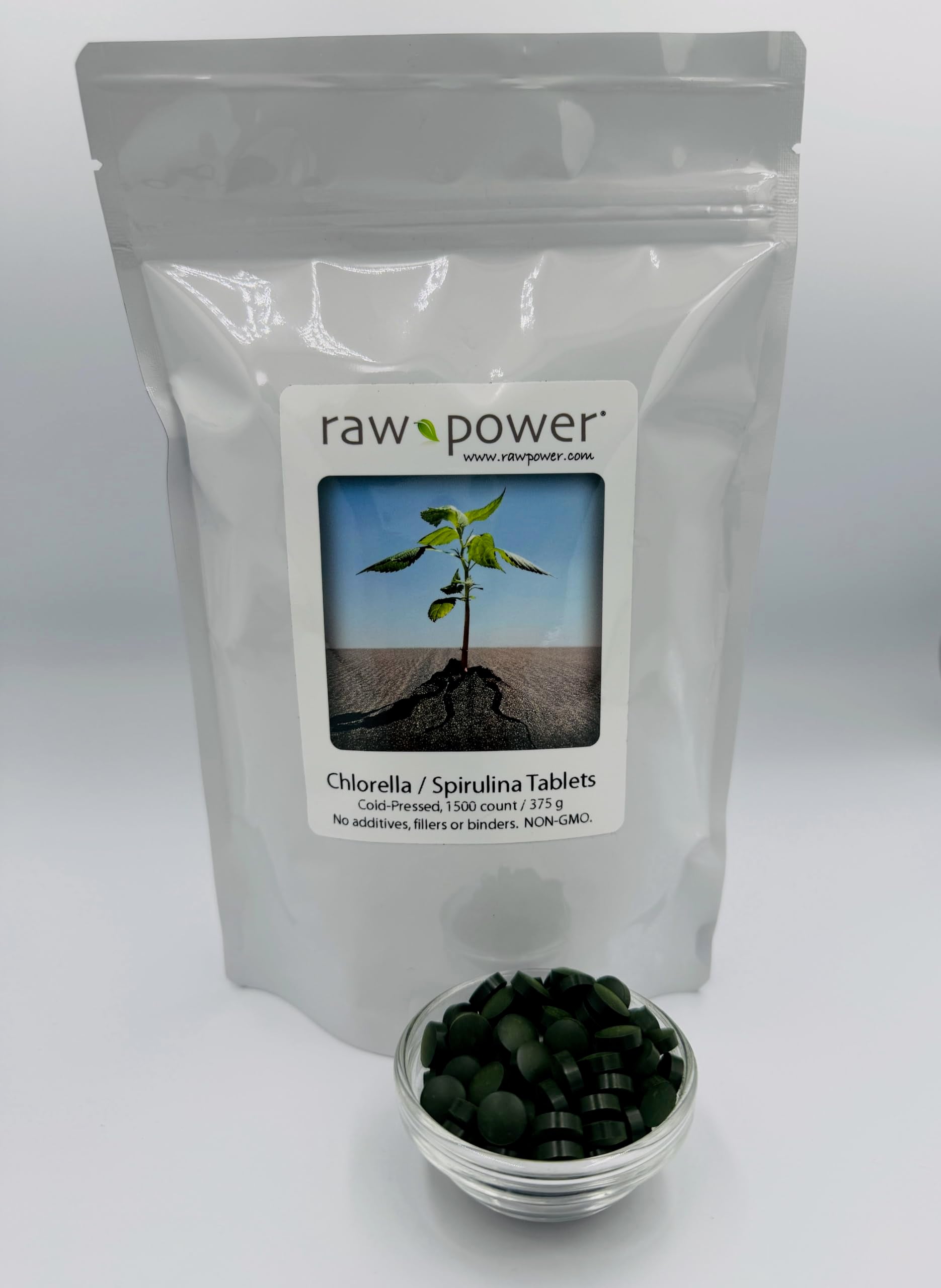 Raw Power Chlorella/Spirulina Tablets 1 Count