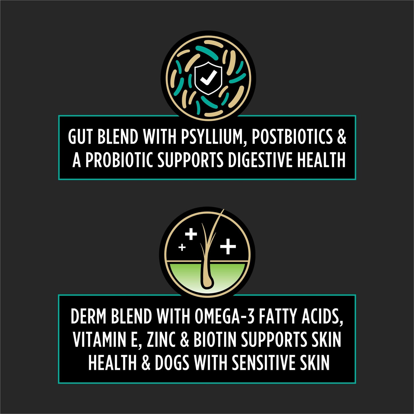Pro Plan Veterinary Diets Purina Pro Plan Veterinary Supplements Multi Care Canine Chews for Dogs with Omega-3, Supports Skin, Immune and Gut Health, 120 Chews