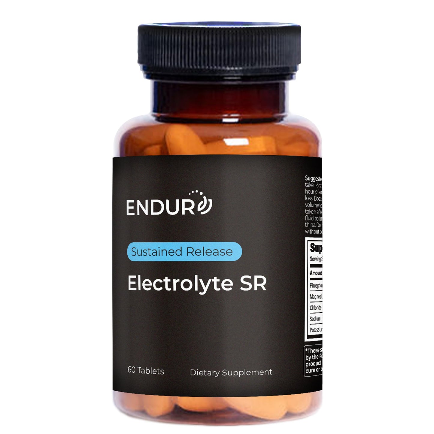 Endurance Products ENDUR Electrolyte SR (Sustained Release) Hydration Support 60 Tablets