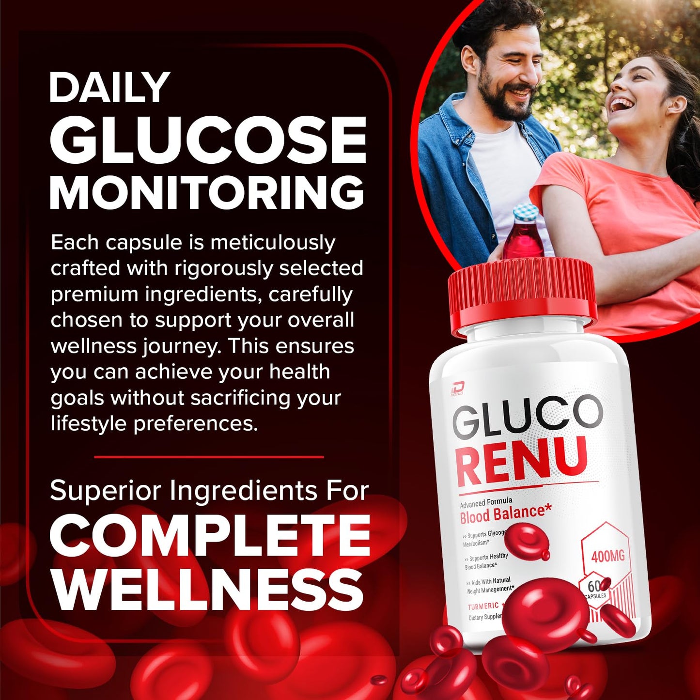 Indelo Gluco Renu Capsules 180 Capsules