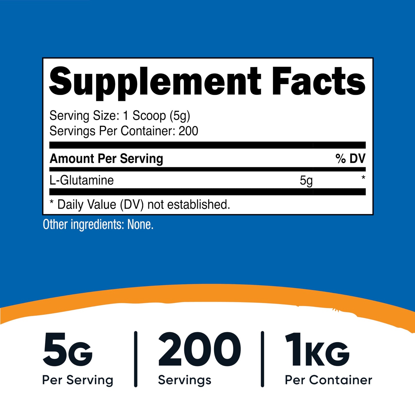 Nutricost L-Glutamine Powder 1000 g