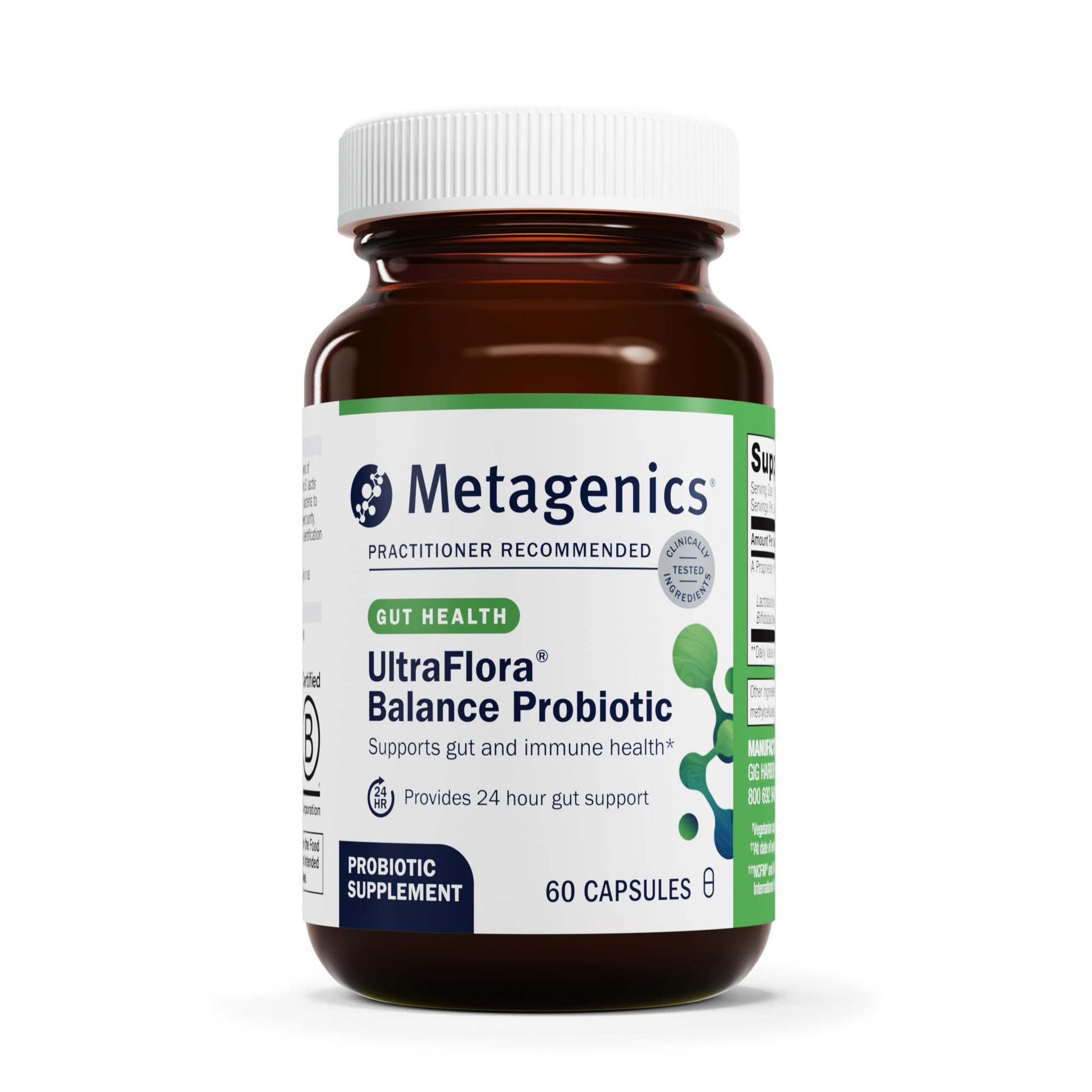 Metagenics UltraFlora Balance Probiotic Capsule 60 Count