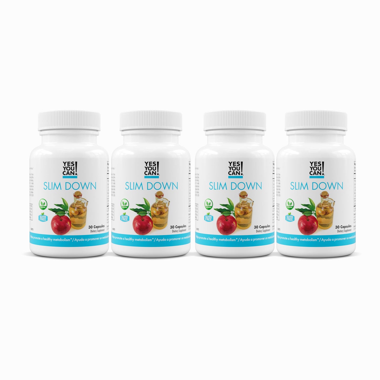 Yes You Can! Slim Down Dietary Supplements, 240 Capsules