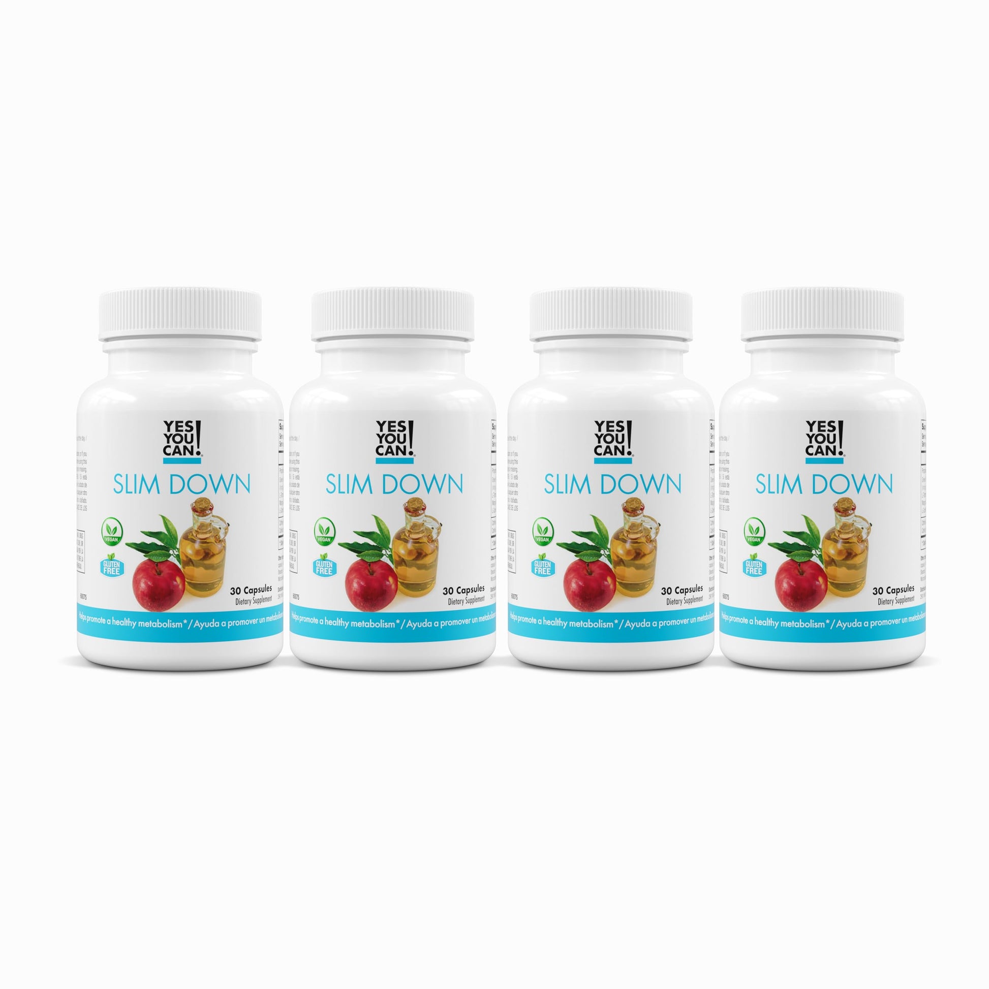Yes You Can! Slim Down Dietary Supplements, 240 Capsules