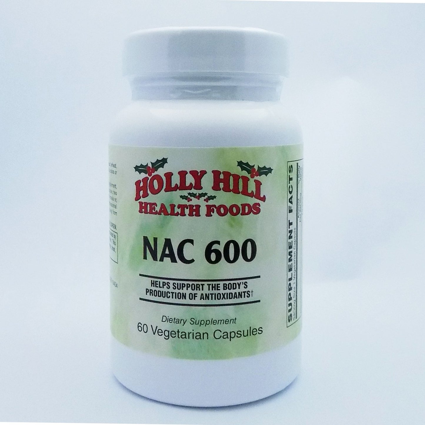 Holly Hill Health Foods NAC 600 (N-Acetyl Cysteine) 60 Capsules