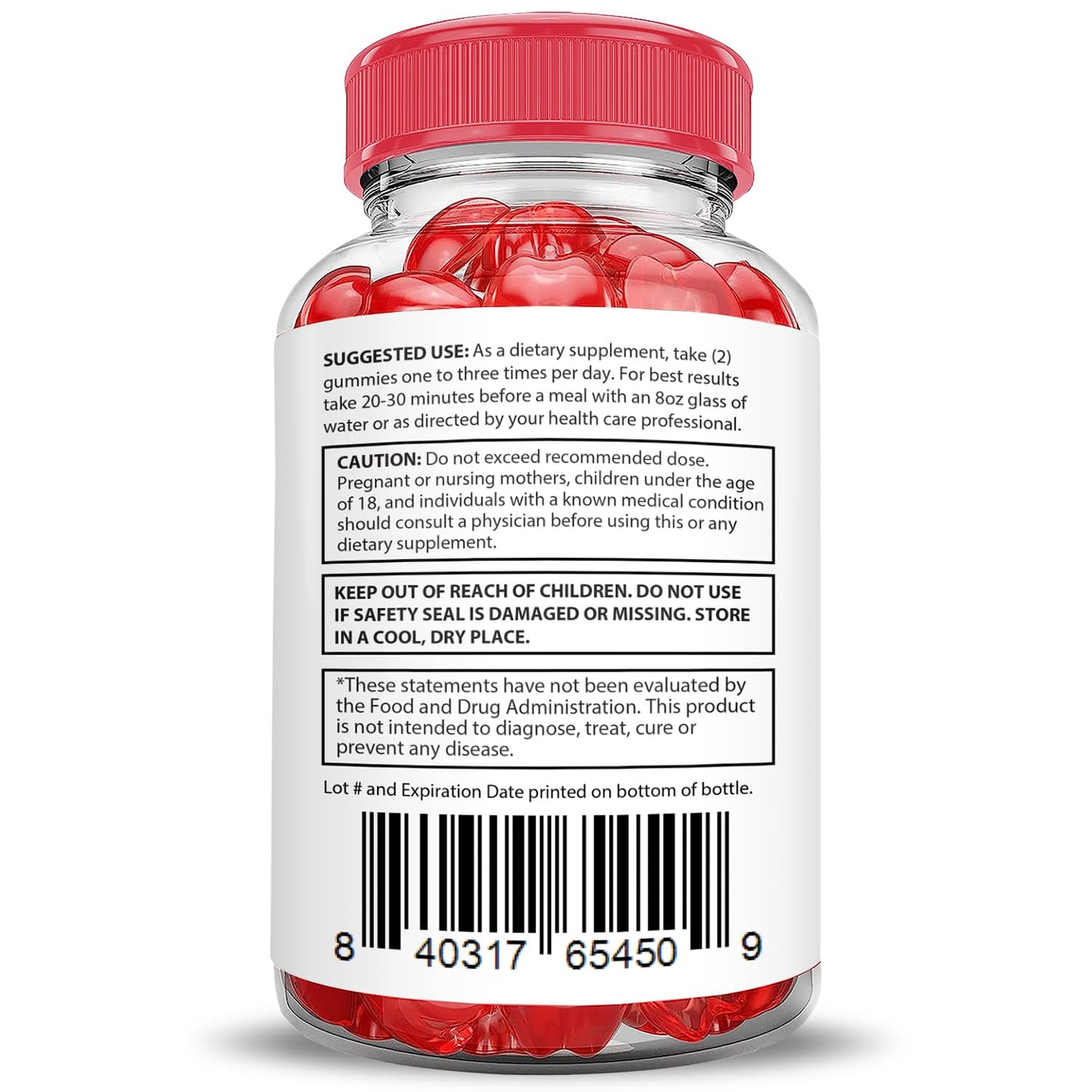 Justified Laboratories Boostline Keto ACV Gummies (1000 mg) 180 Gummies