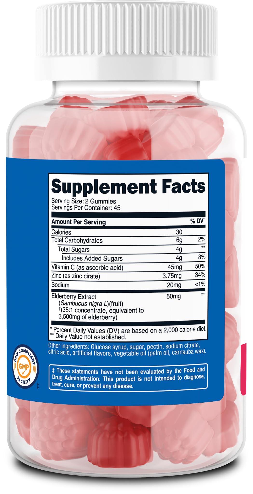 Nutricost Elderberry Extract Gummies 90 Gummies