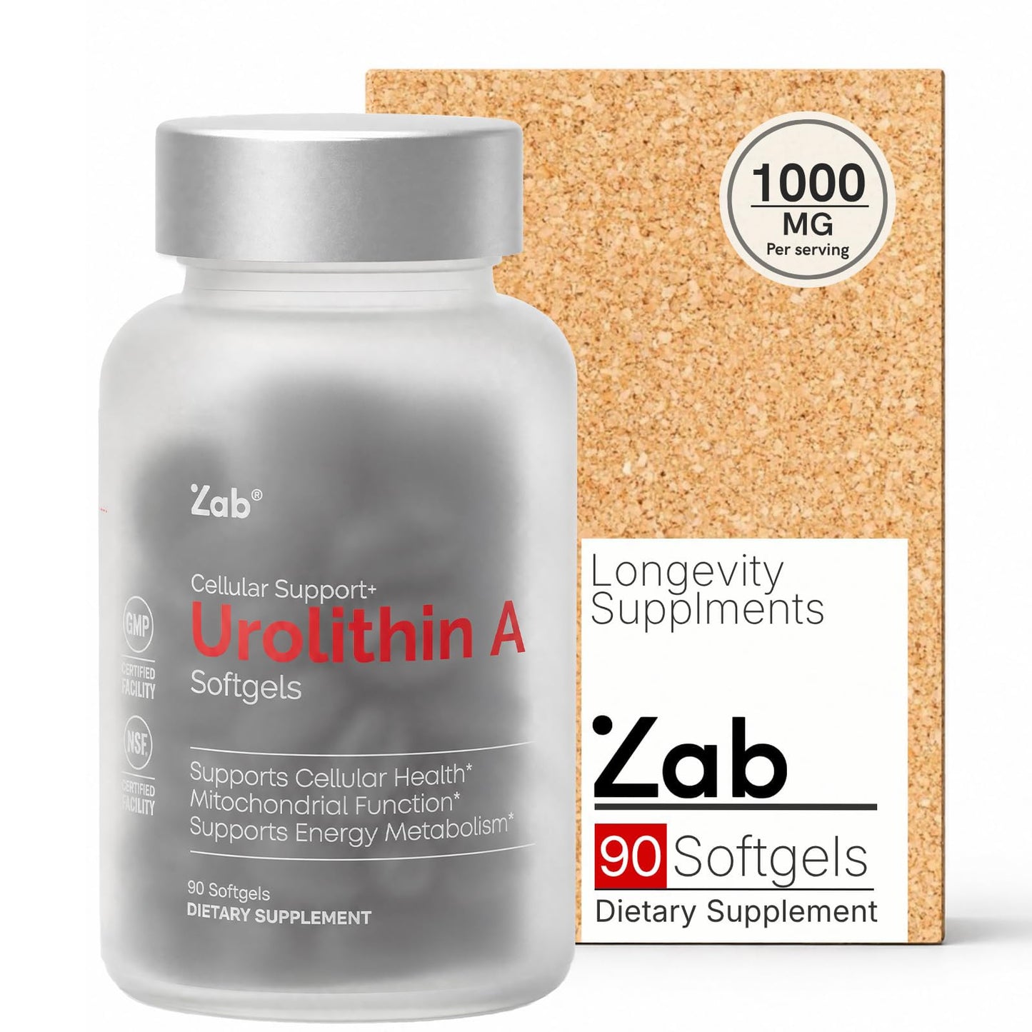 ZAB Urolithin A Supplement Softgels 90 Count