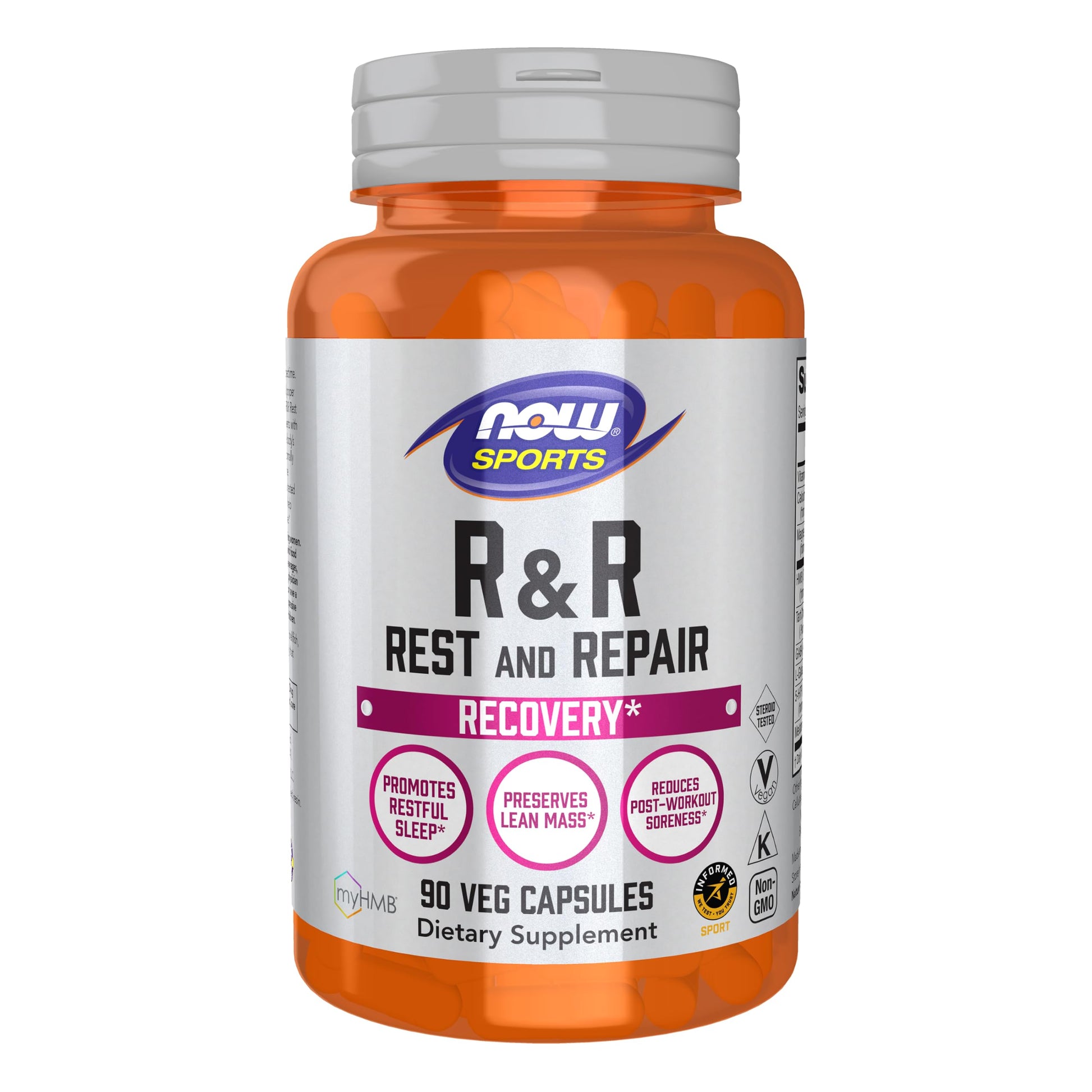 NOW Foods R&R Rest and Repair Capsules, 90 Count