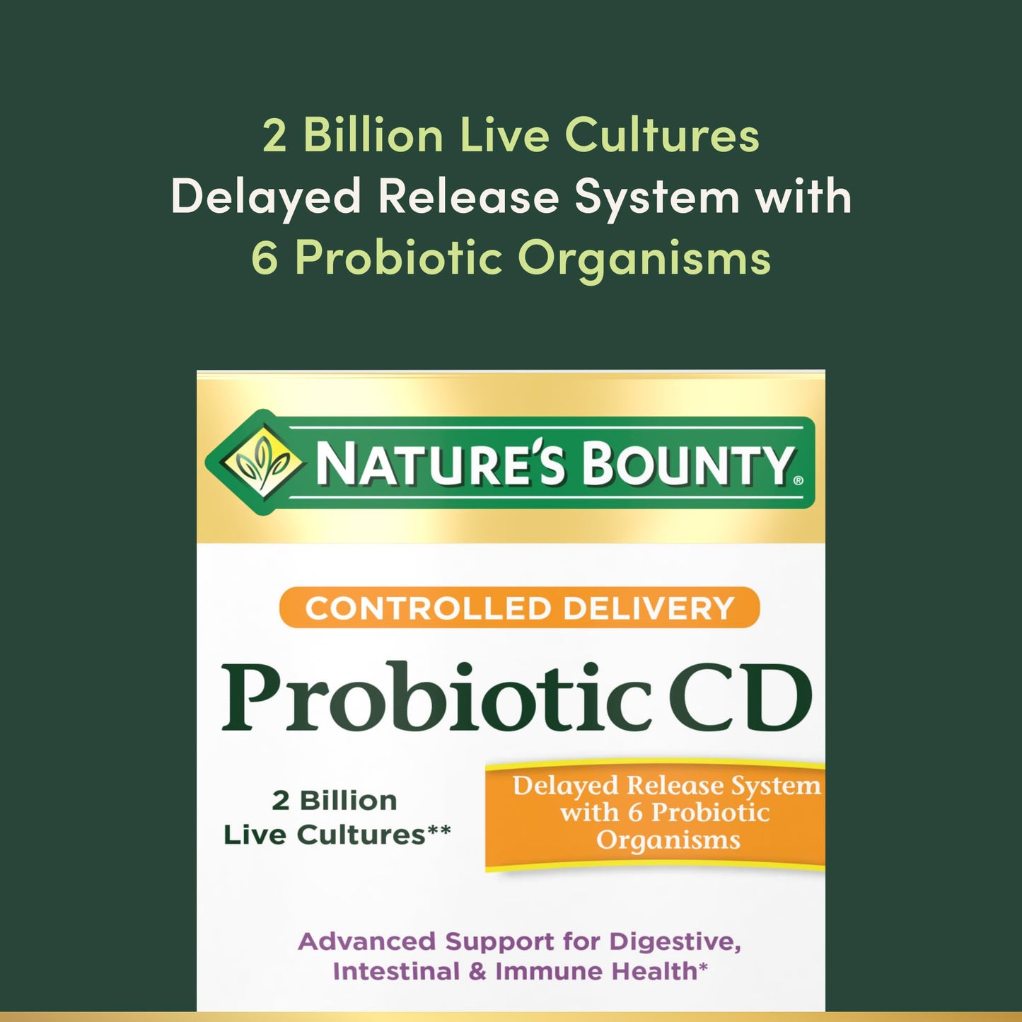 Nature's Bounty Probiotic 10 Daily Probiotic Supplement for Digestive, Immune, and Upper Respiratory Support, Ultra Strength Capsules, 30 Count