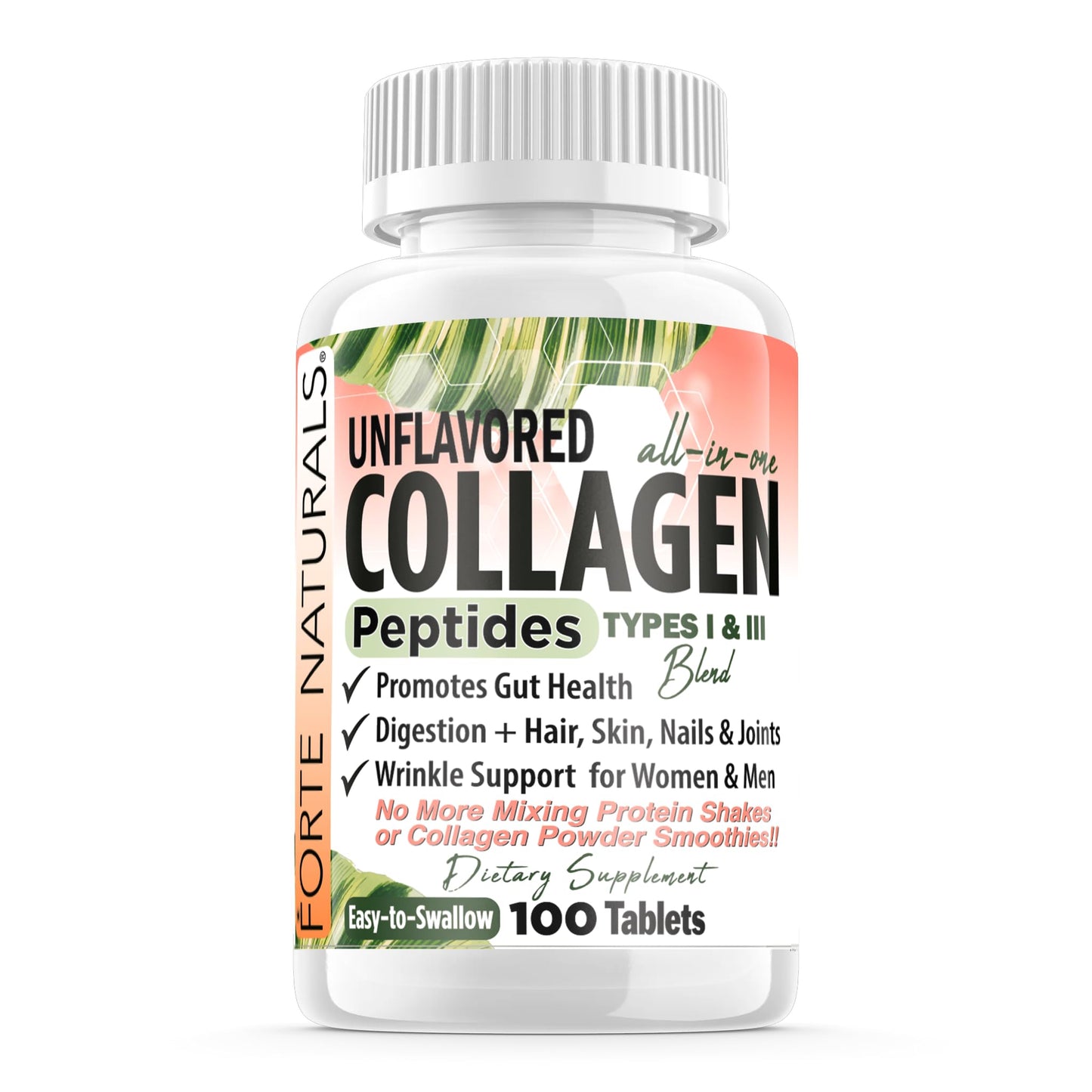 FORTE NATURALS Collagen Peptide Capsules 30 Count