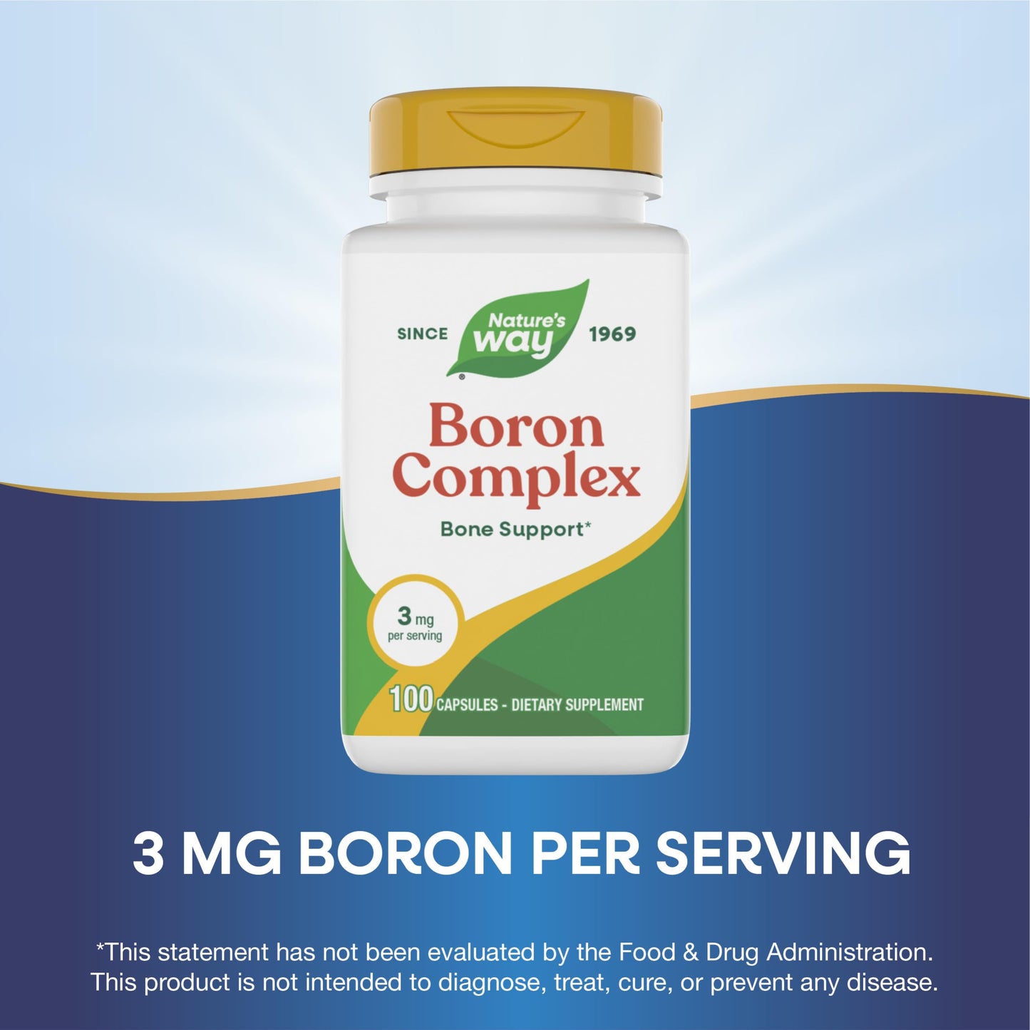 Nature's Way Boron Complex, Bone Support, 100 Capsules