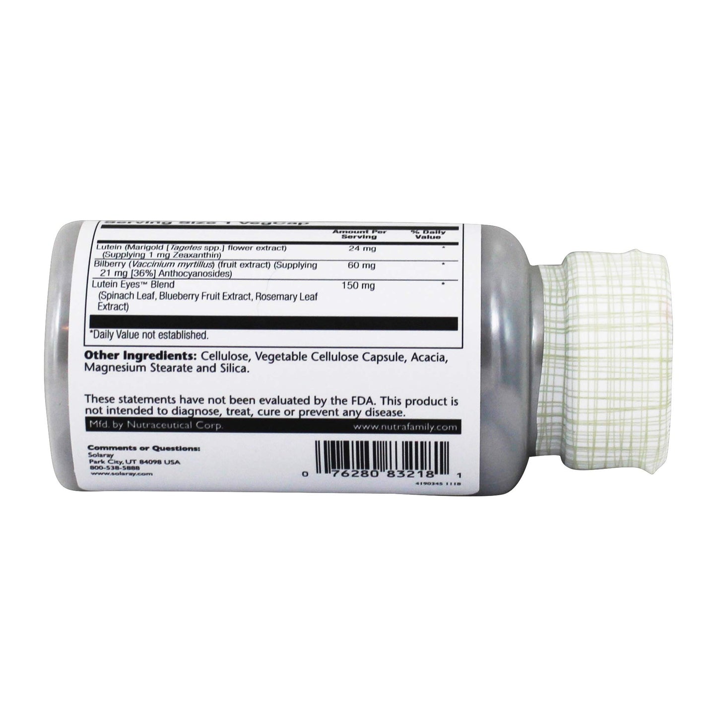 Solaray Lutein Eyes Advanced VegCaps 60