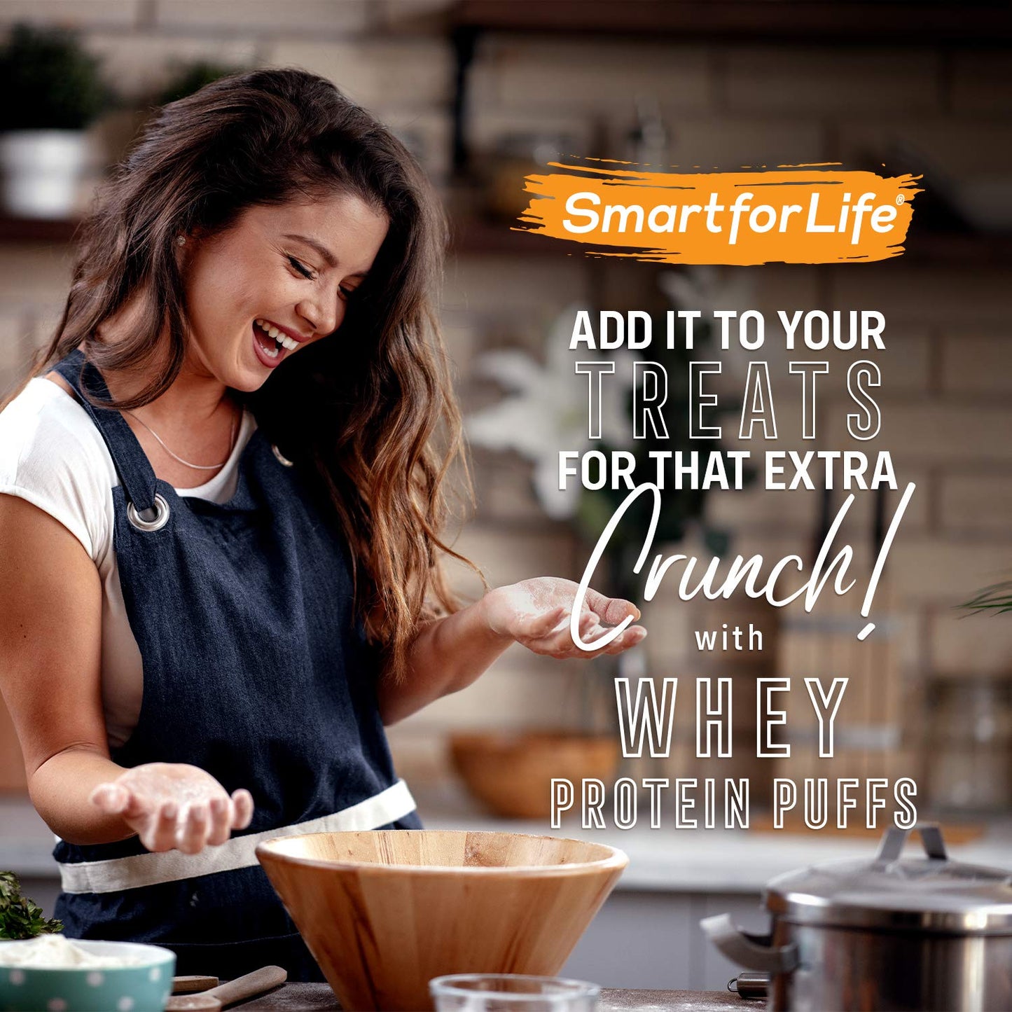 Smart for Life Whey Protein Puffs 3 lb Box, 48 Count