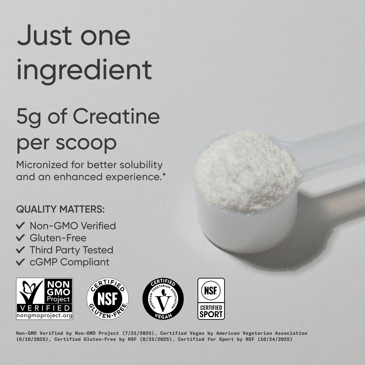 Sports Research Creatine Monohydrate Powder with Creapure, 15.87 Ounce
