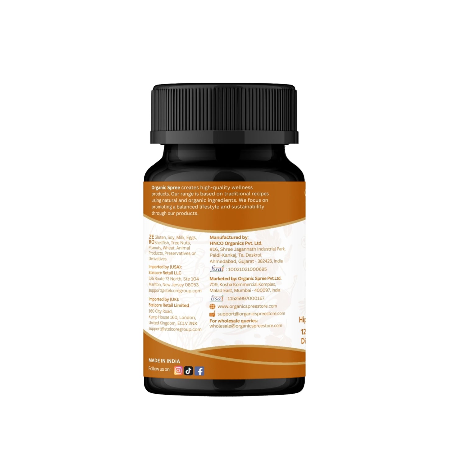 ORGANIC SPREE Sea Buckthorn Tablets, 120 Count