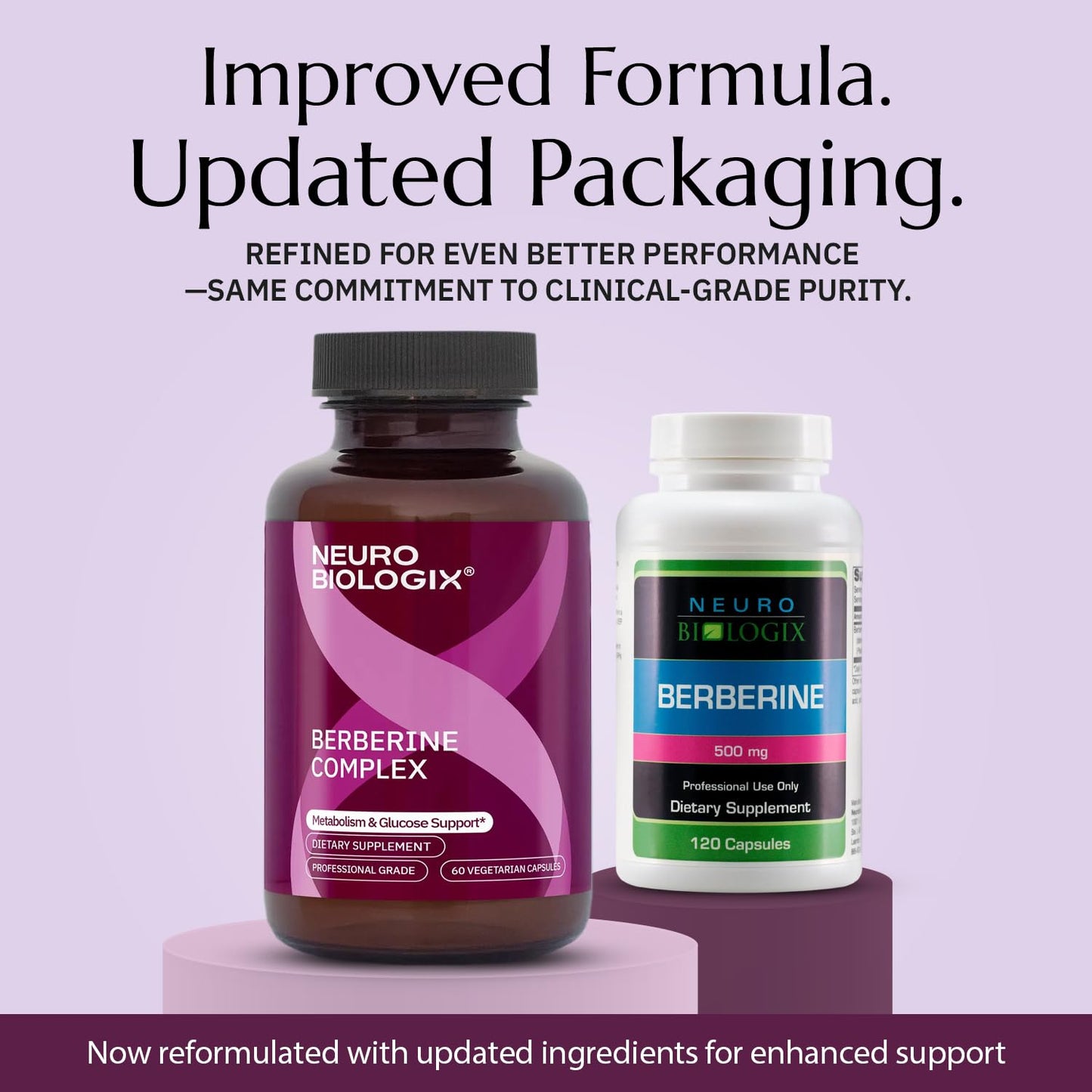 Neurobiologix Berberine Complex Metabolic & Weight Management Support Supplement with Alpha Lipoic Acid, Biotin & Chromium for Blood Sugar Balance & Heart Health, 120 Capsules