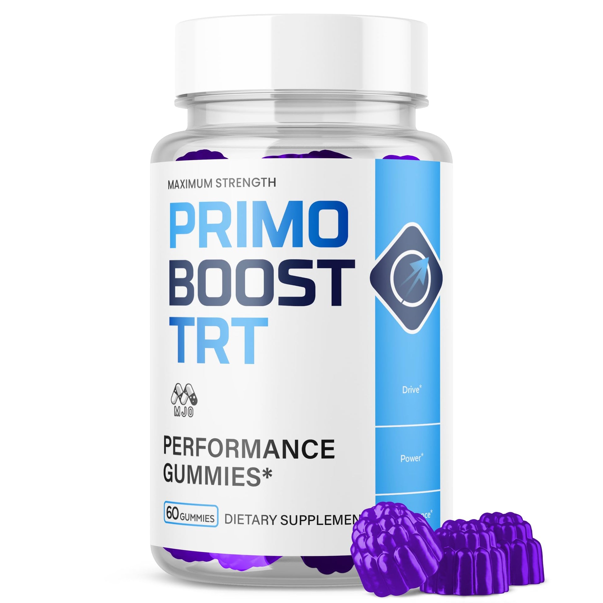 MJO Primo Boost TRT Gummies, 60 Gummies