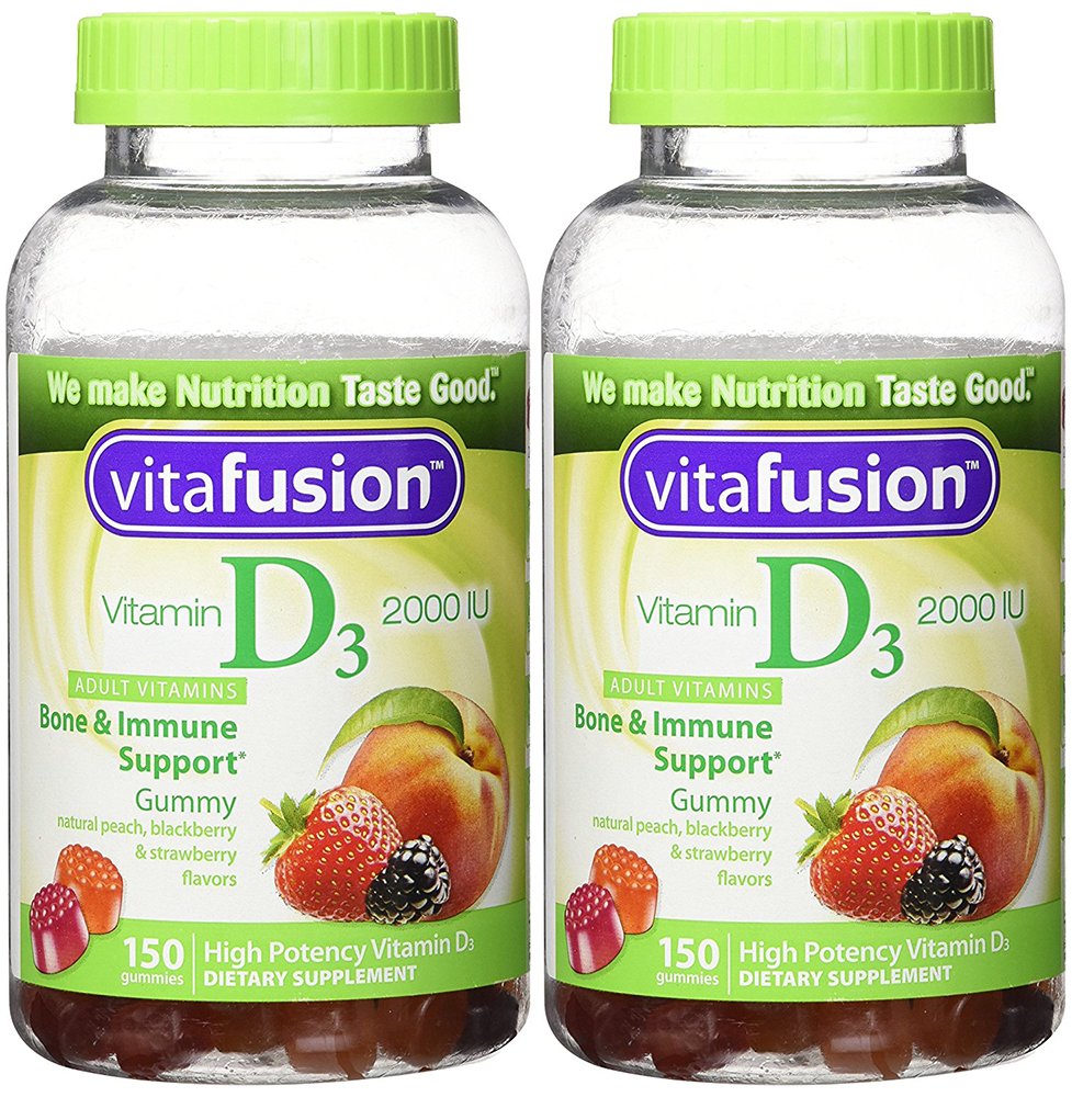 Vitafusion Vitamin D3 Gummy Vitamins 300 Tablets