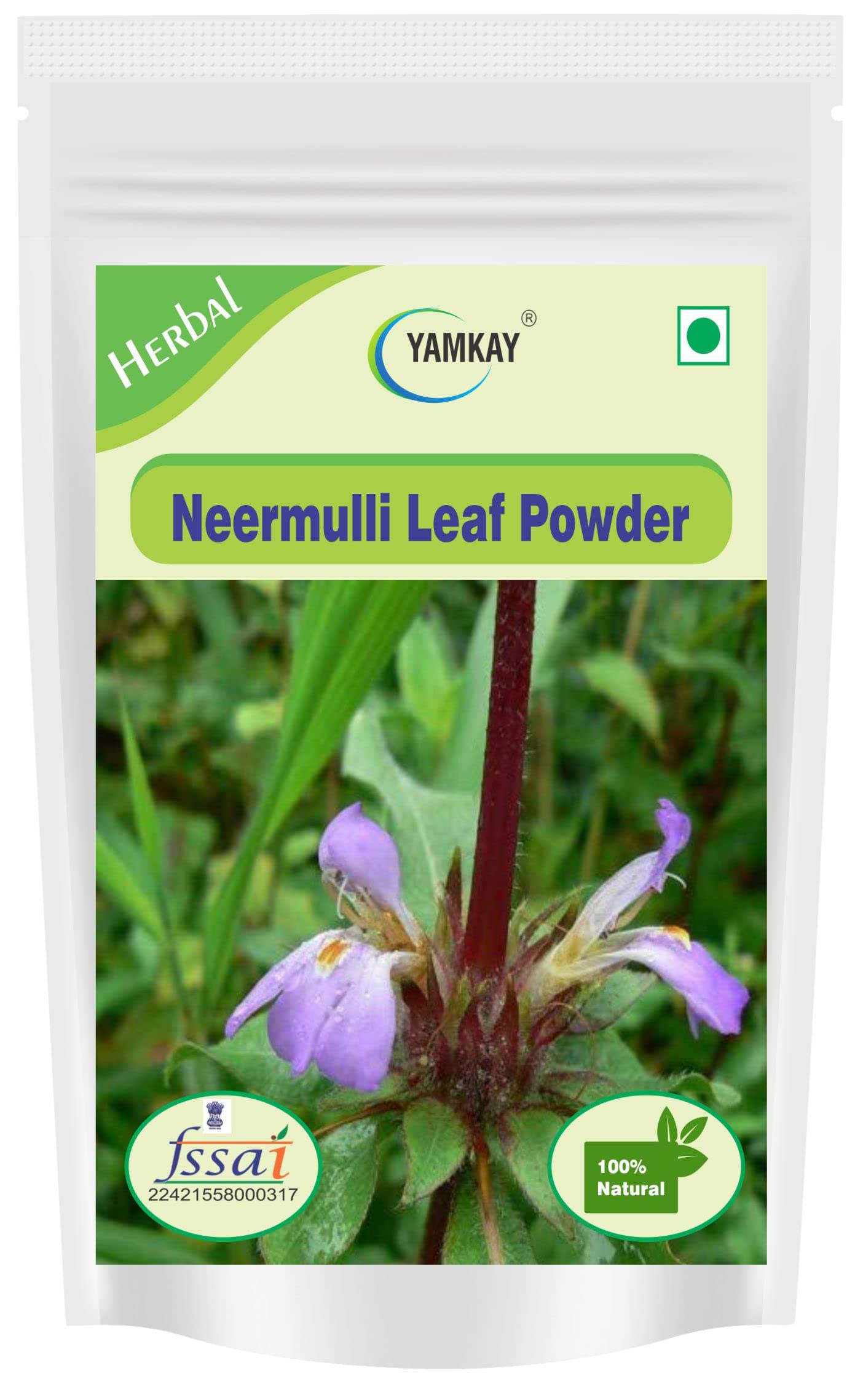 YAMKAY Neermulli Leaf Powder, 3.52 Ounce