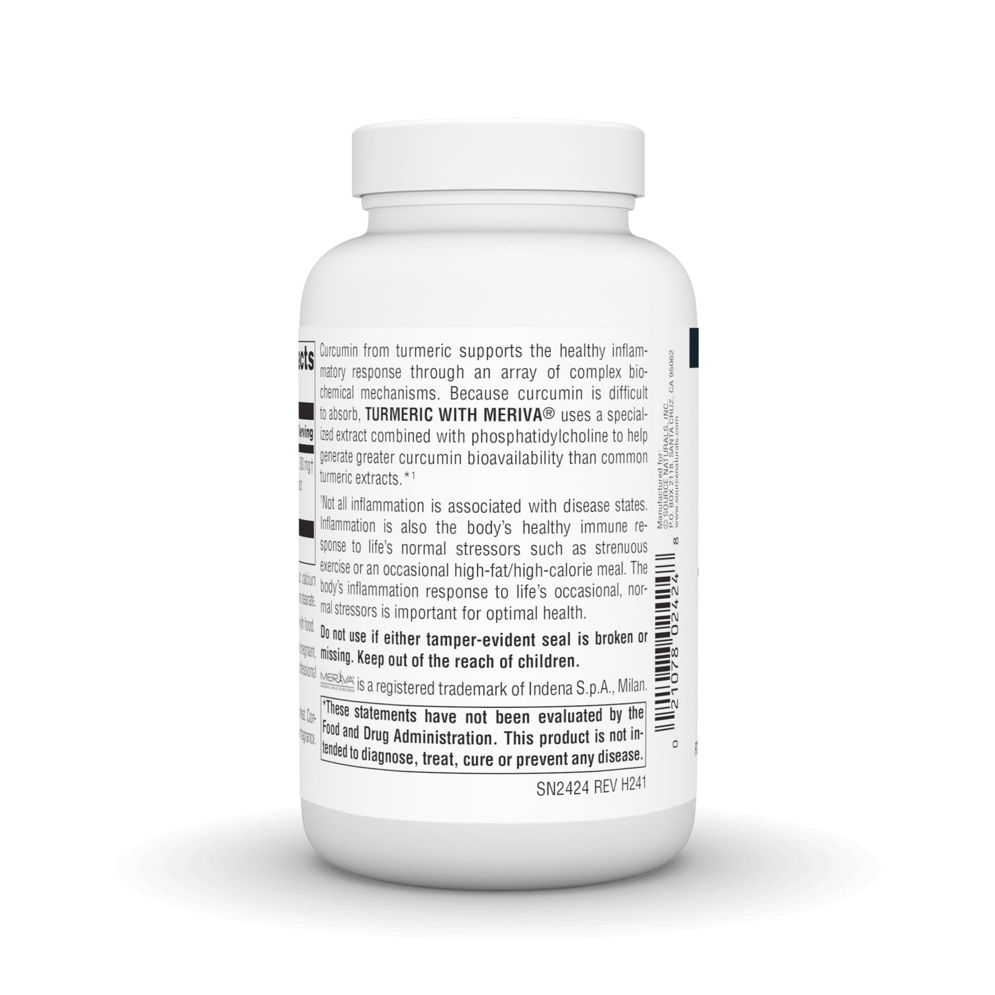 Source Naturals Turmeric with Meriva 500 mg Capsules, 120 Count