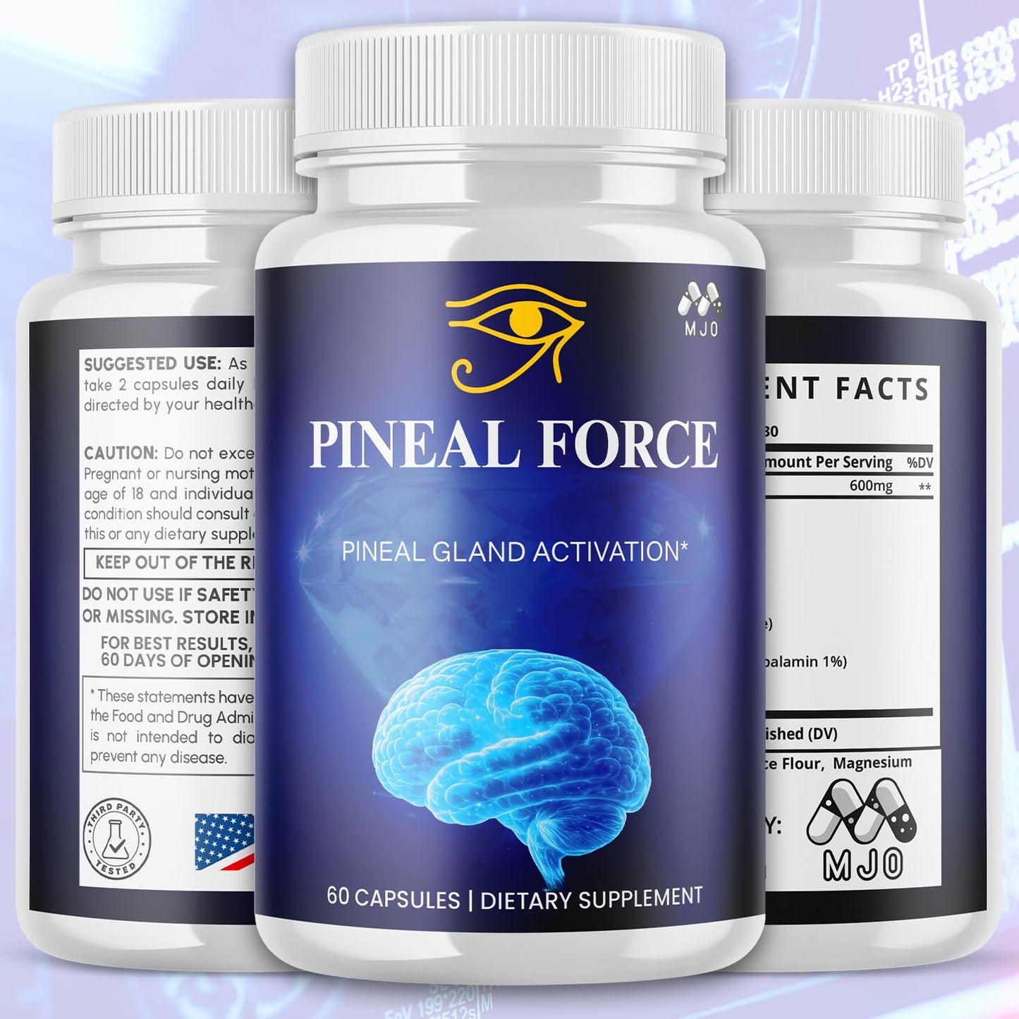 MJO Pineal Force Capsules, 180 Capsules