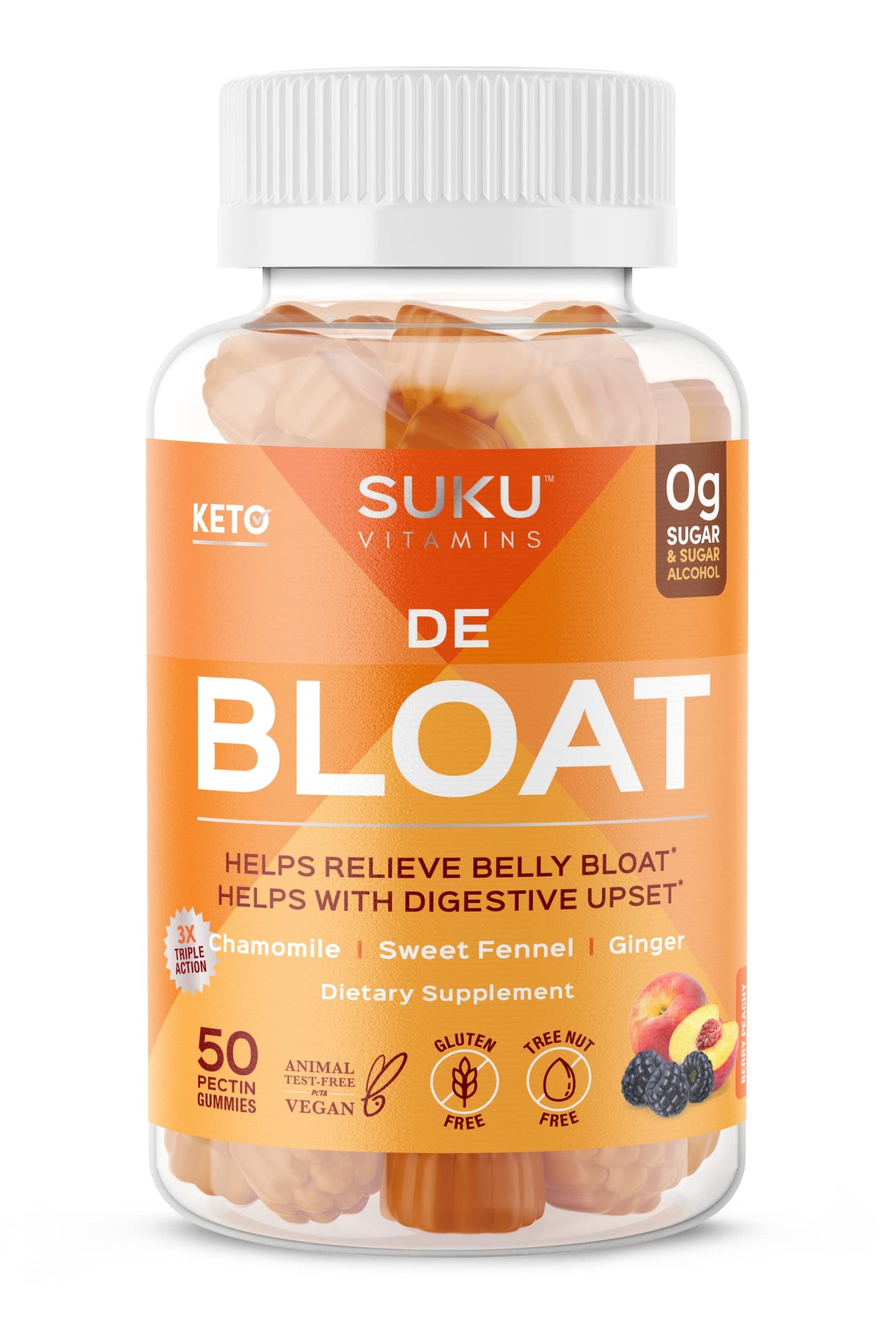 SUKU Debloat Gummies 50 Count