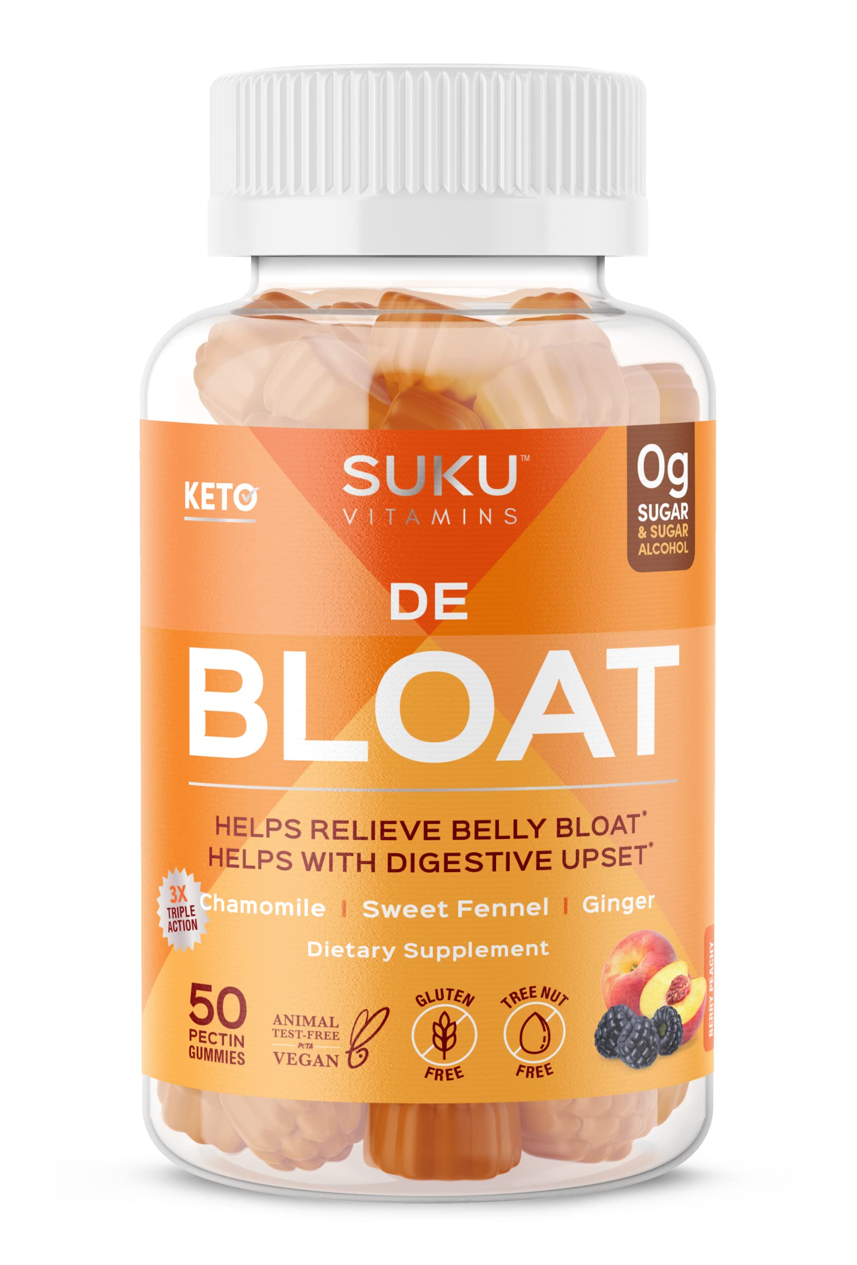 SUKU Debloat Gummies 50 Count