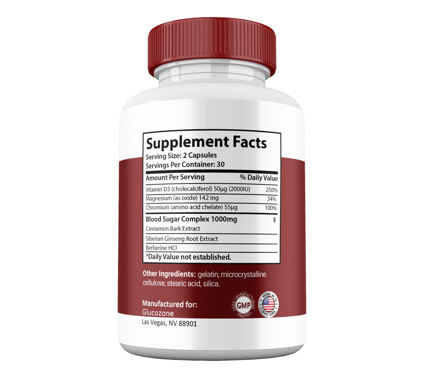 Shark Labs Gluco Zone Capsules 60 Count
