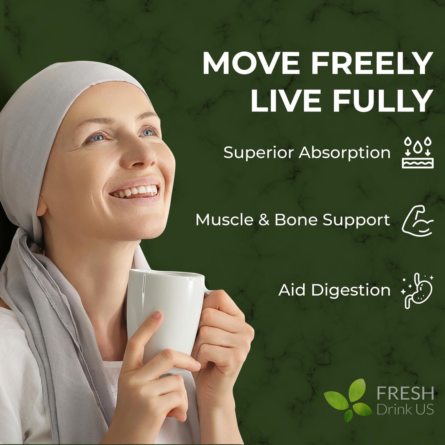 FRESHDRINKUS Premium Soursop Capsules, 200 Count