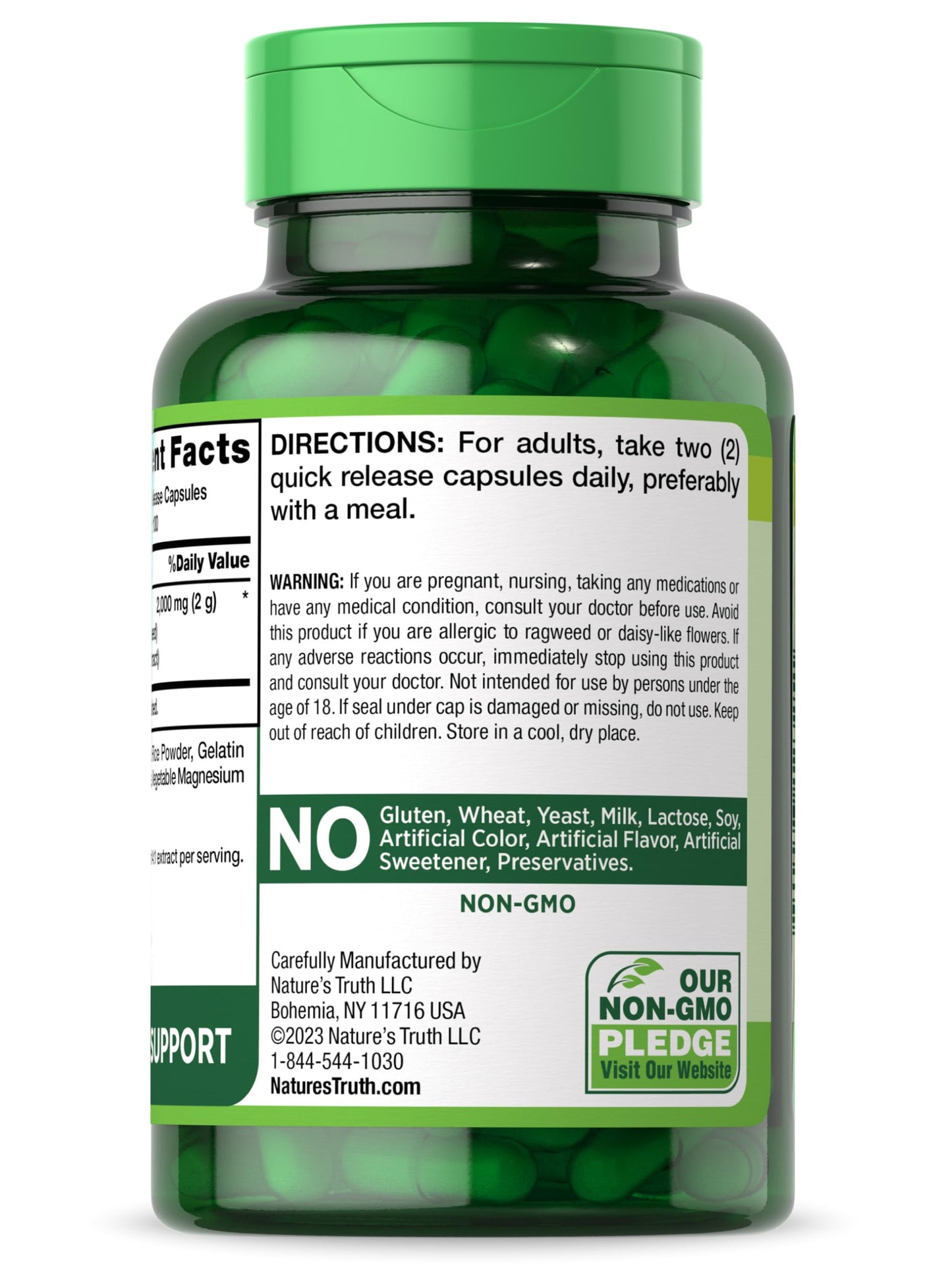 Nature's Truth Milk Thistle Supplement Capsule 200