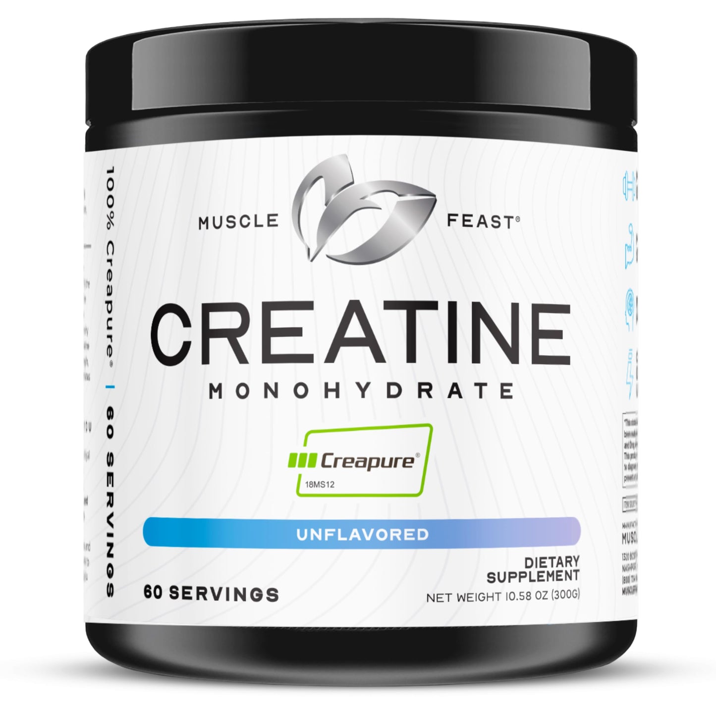 Muscle Feast Creapure Creatine Monohydrate Powder 10.5