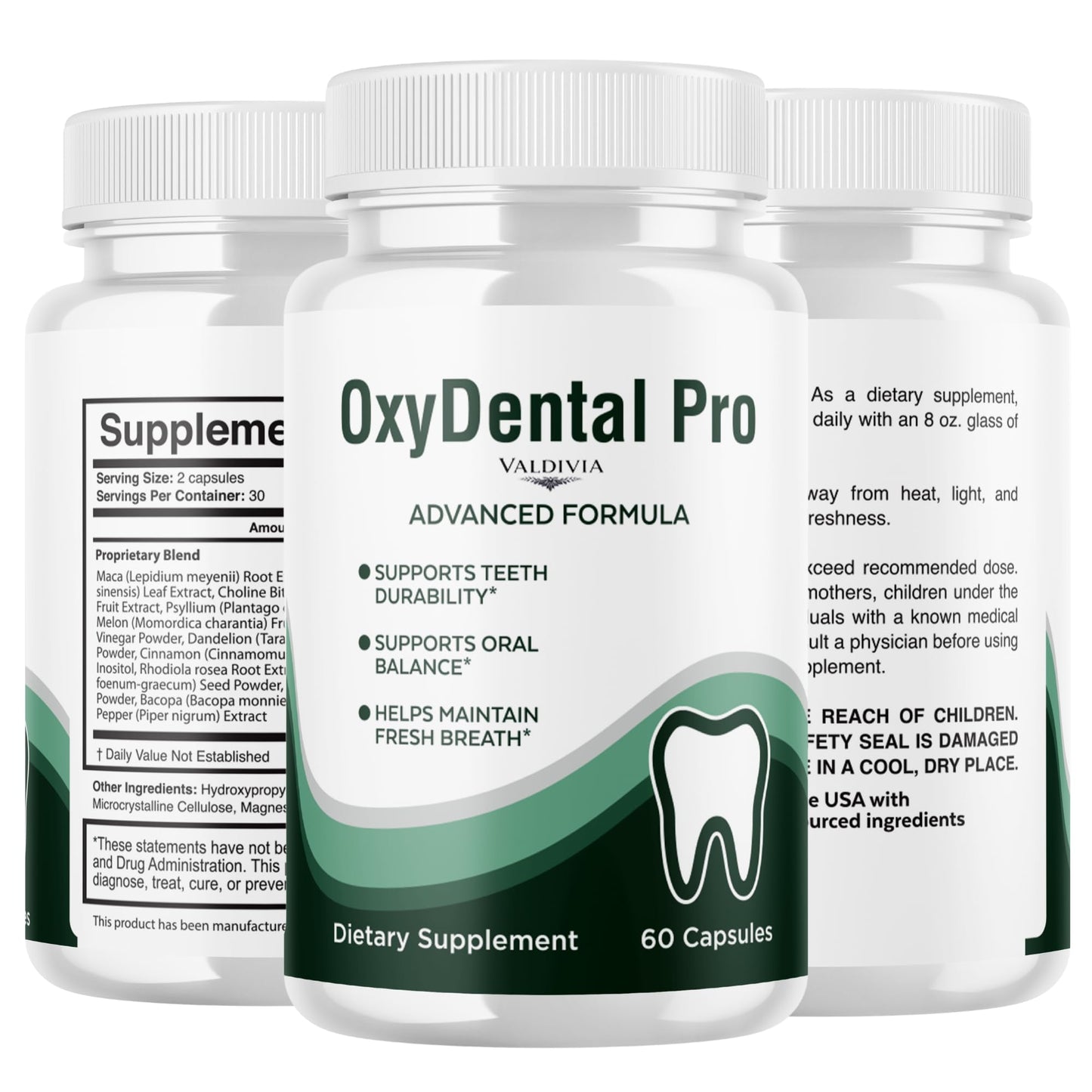 Valdivia OxyDental Pro Capsules, 180 Capsules