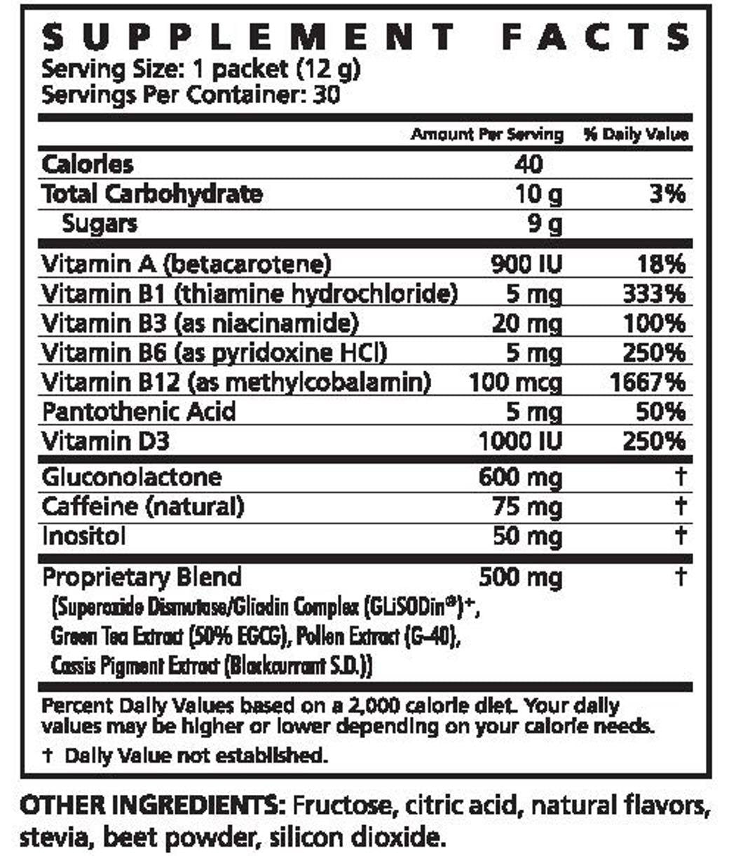 Youngevity Projoba Pollen Burst Plus Berry Powder 30 Packets