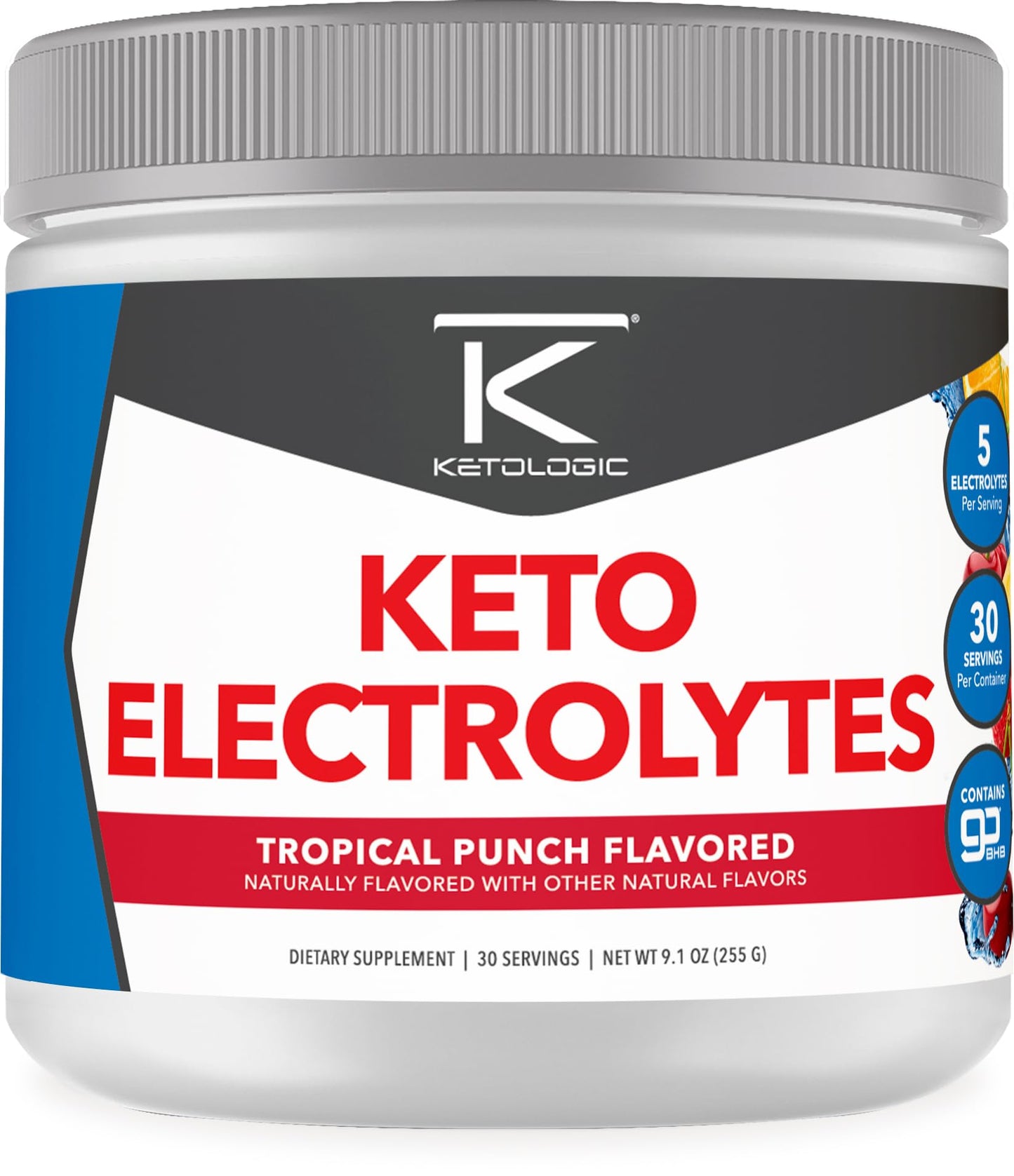 Ketologic Keto Electrolyte Powder 9.1 Ounce